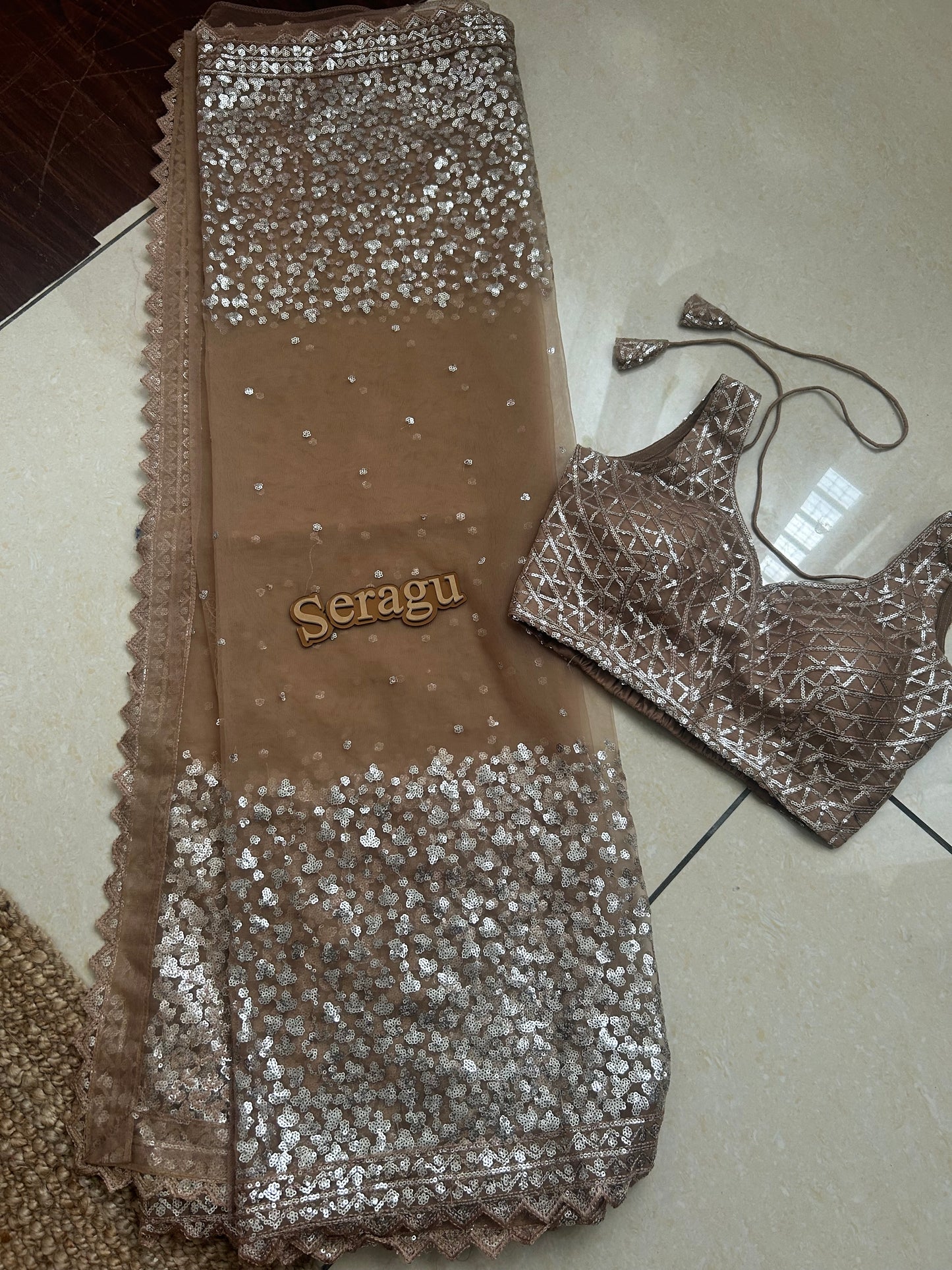 Designer party wear saree