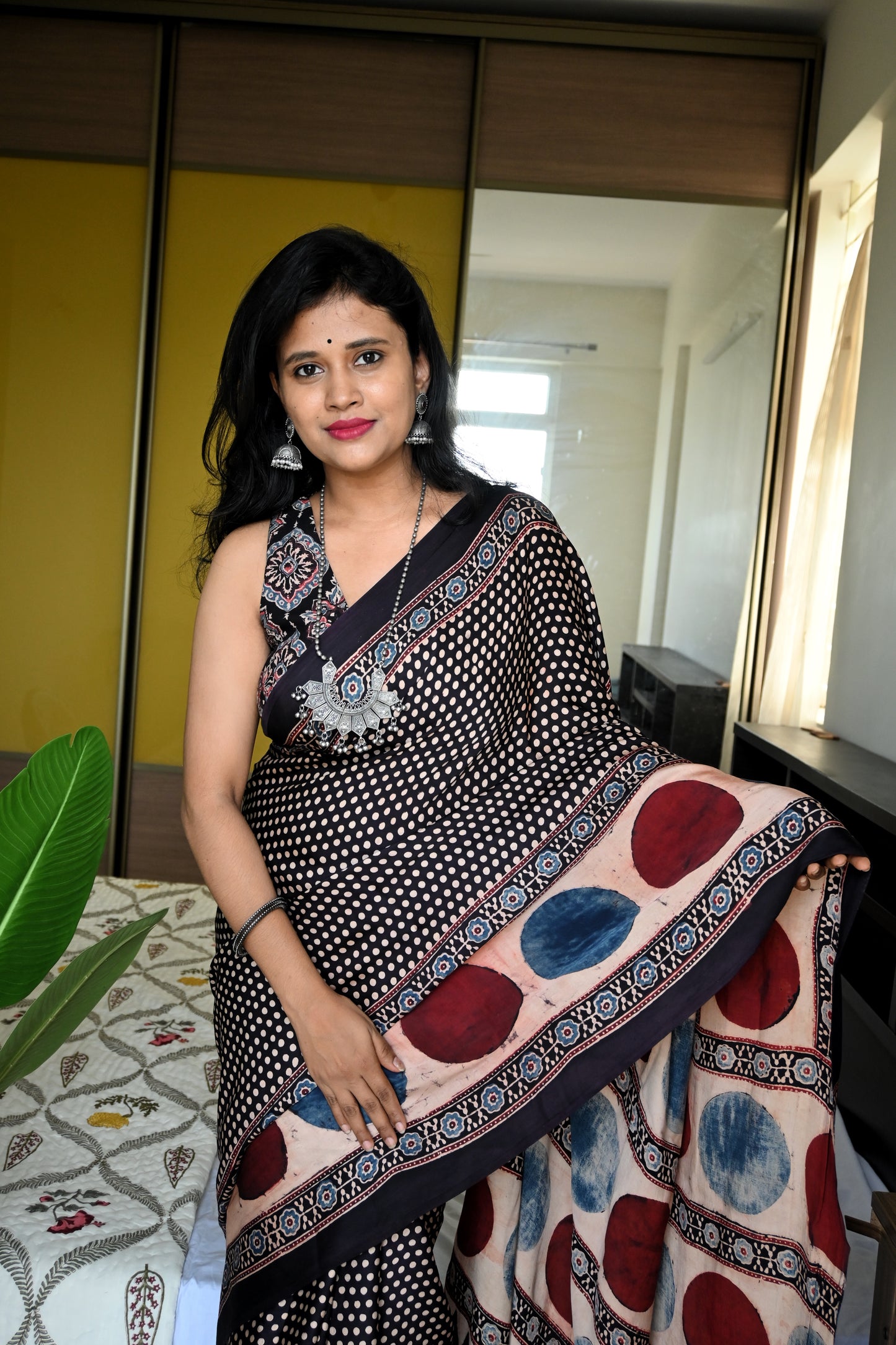 Pure modal silk saree