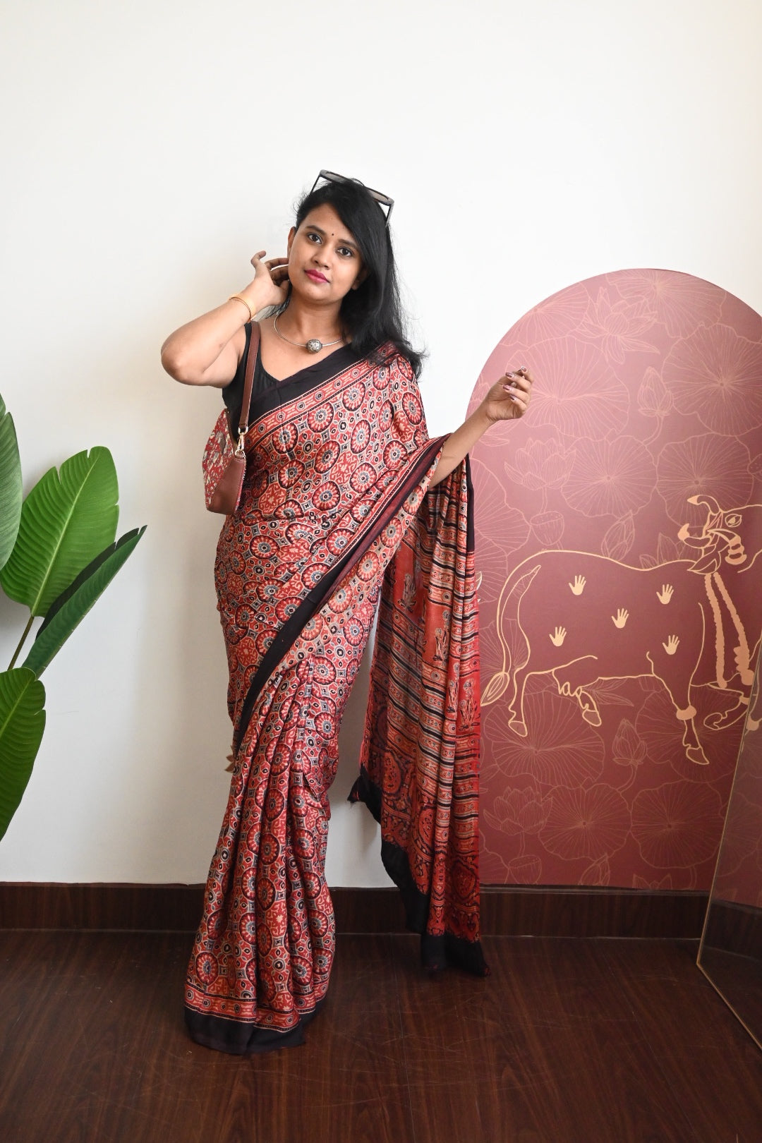 Pure Modal silk saree