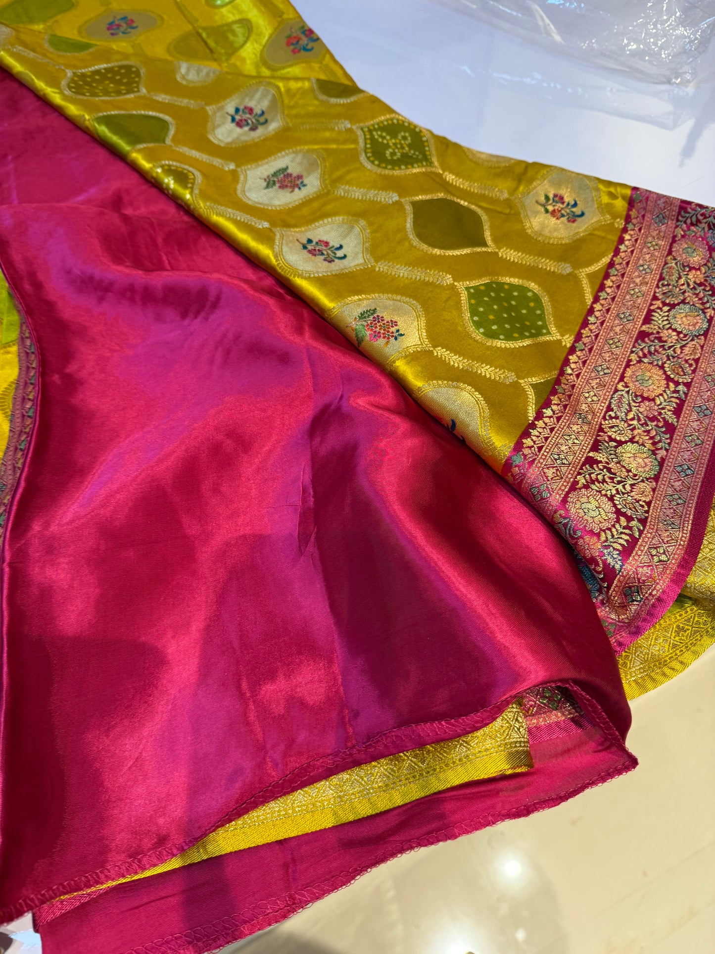 Pure Satin Banarasi Saree