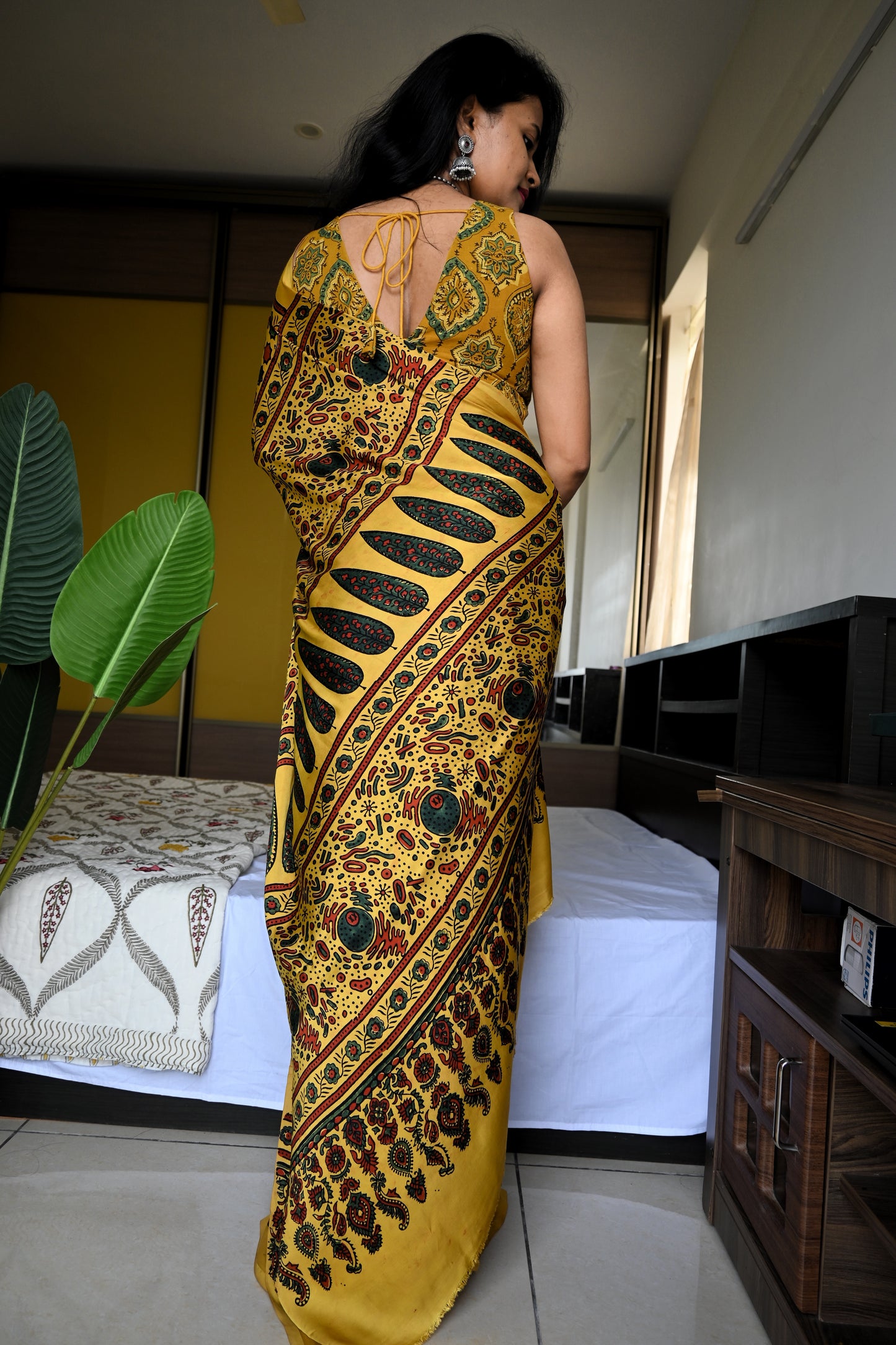 Pure modal silk saree