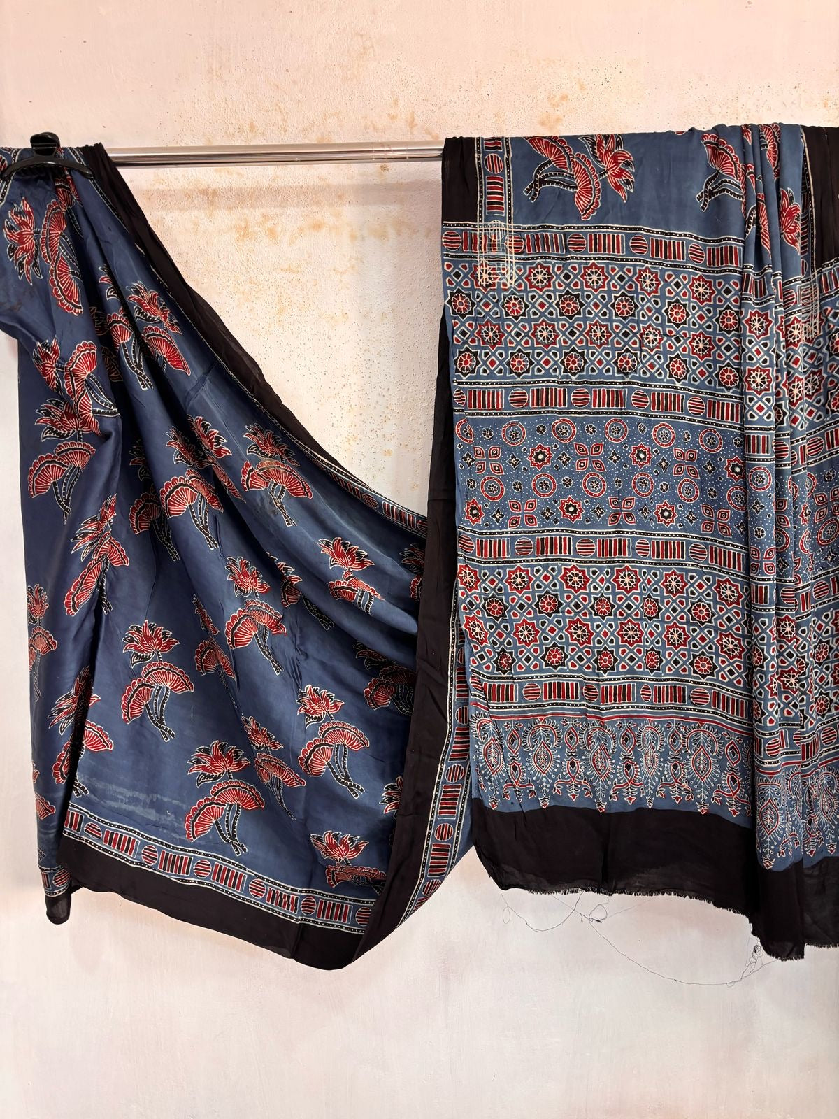Blue Pure Modal Silk Saree