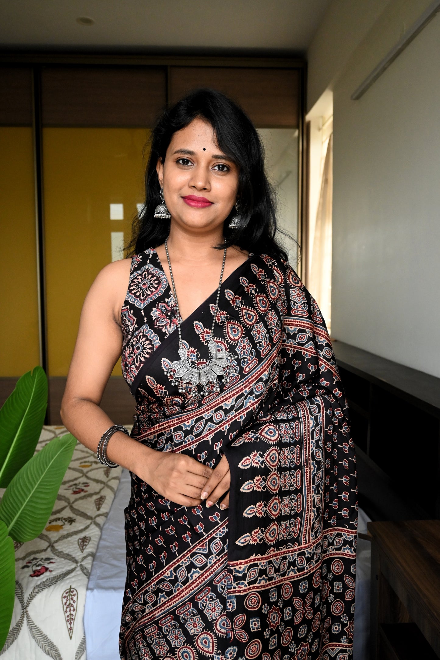Pure modal silk saree