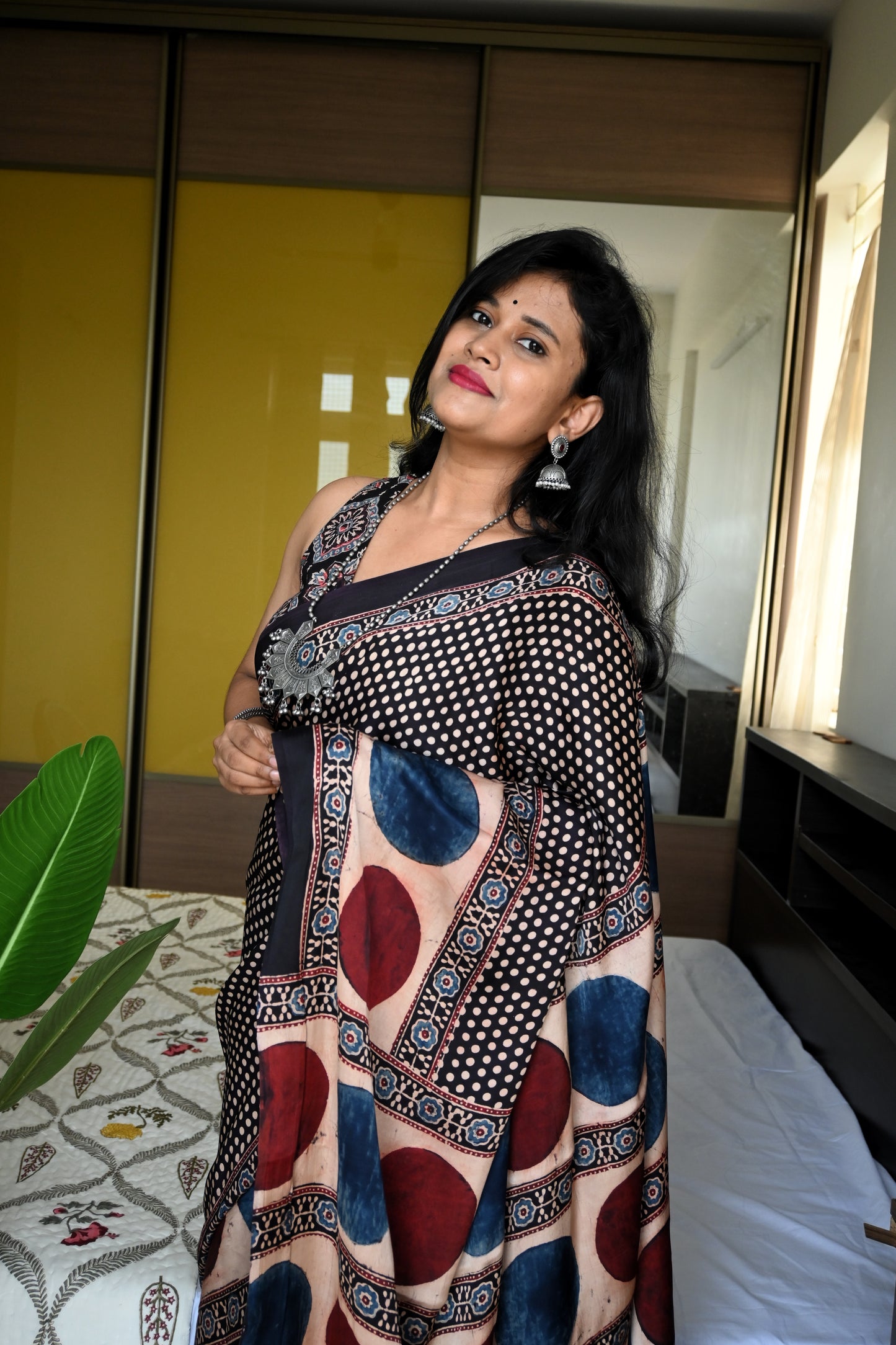 Pure modal silk saree