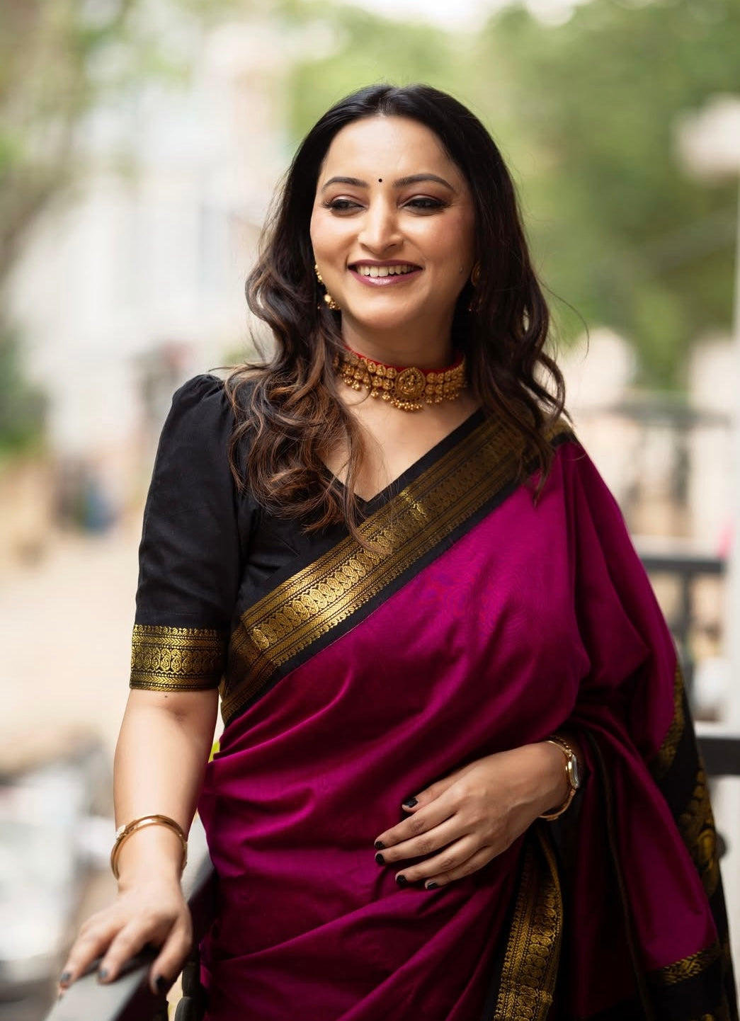 Cotton silk saree