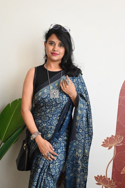 Pure modal silk saree