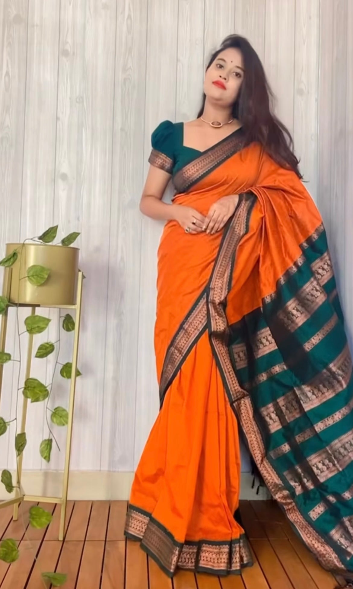 Madurai cotton silk saree