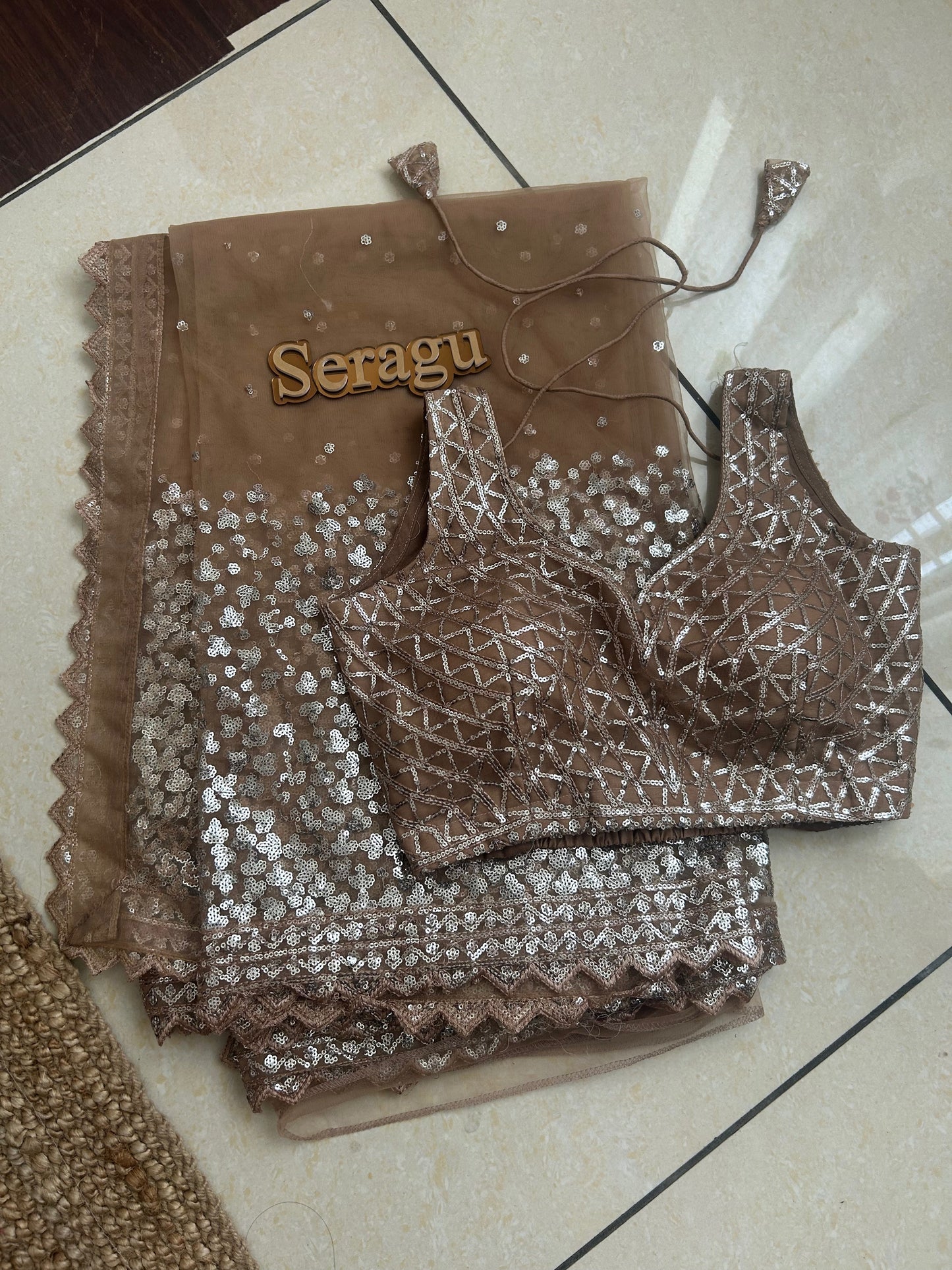 Designer party wear saree