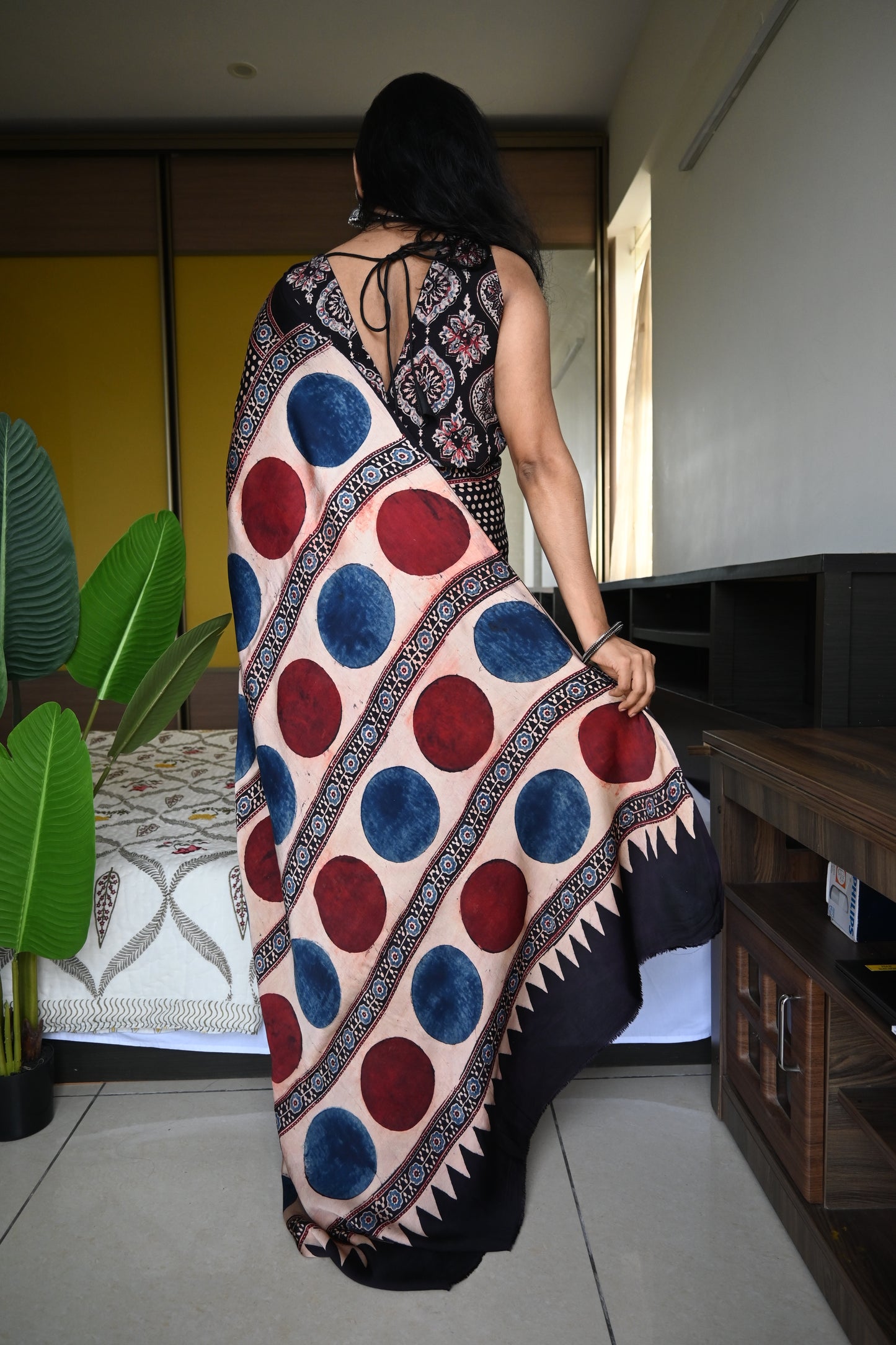 Pure modal silk saree