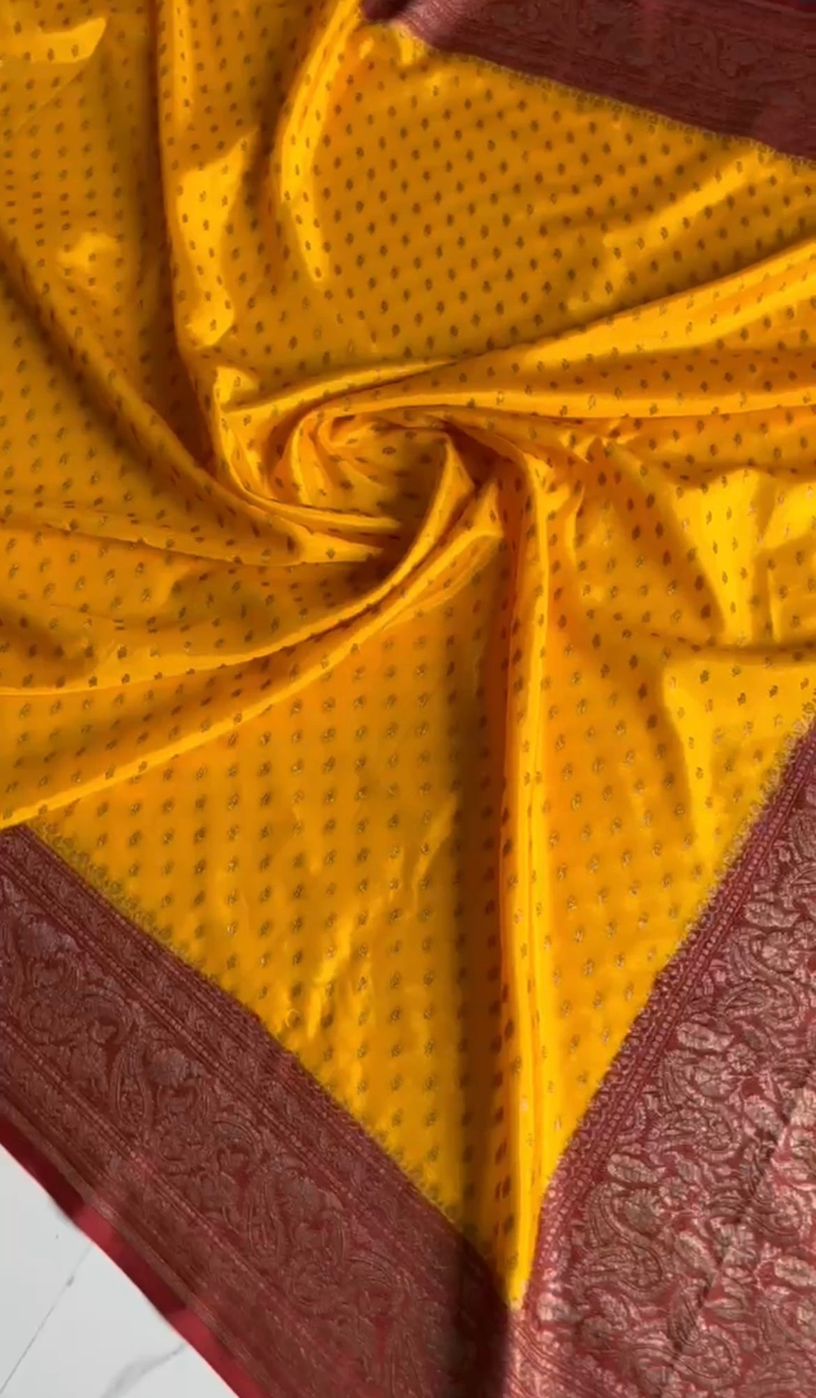 Pure Crepe chiffon banarasi saree