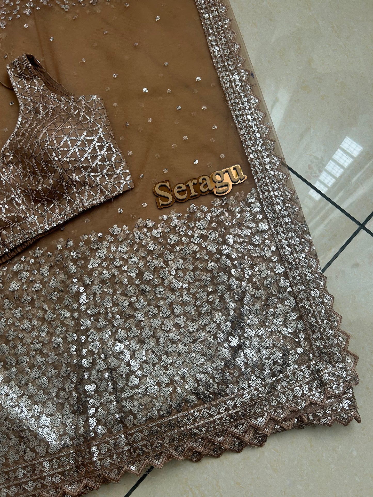 Designer party wear saree