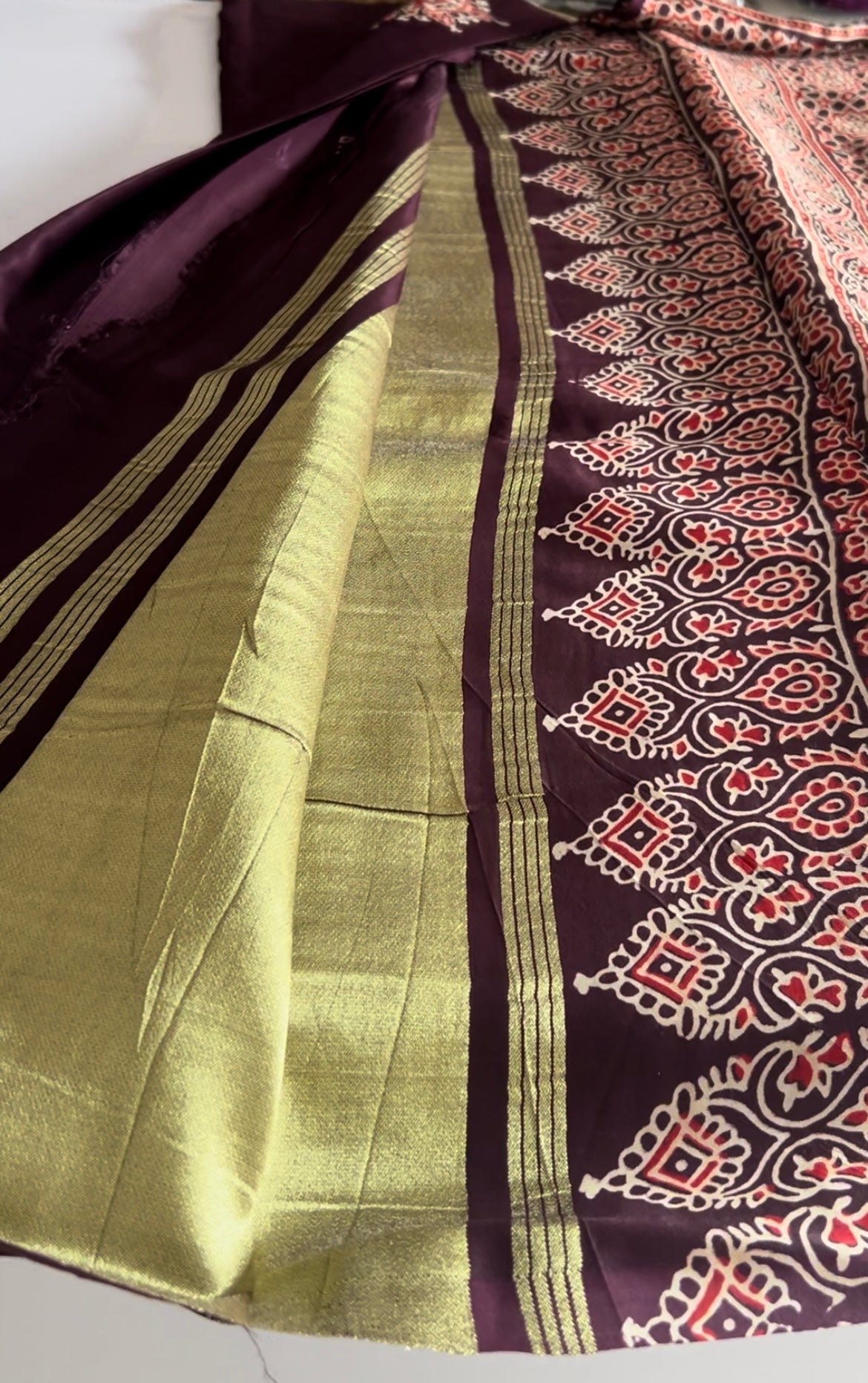 Pure modal silk saree