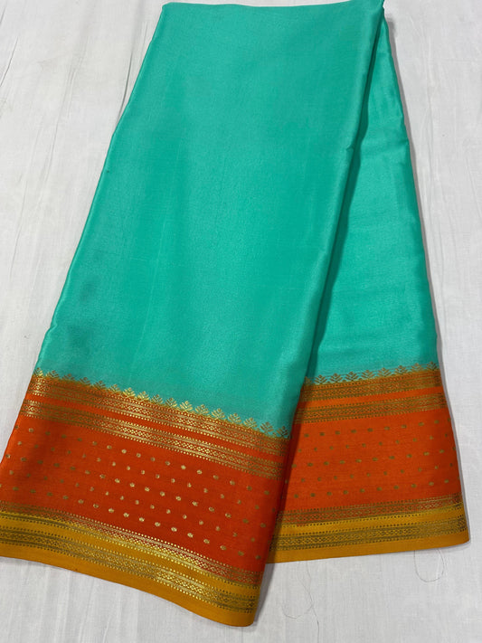 130 gsm: 3D Pure Mysore Silk Saree
