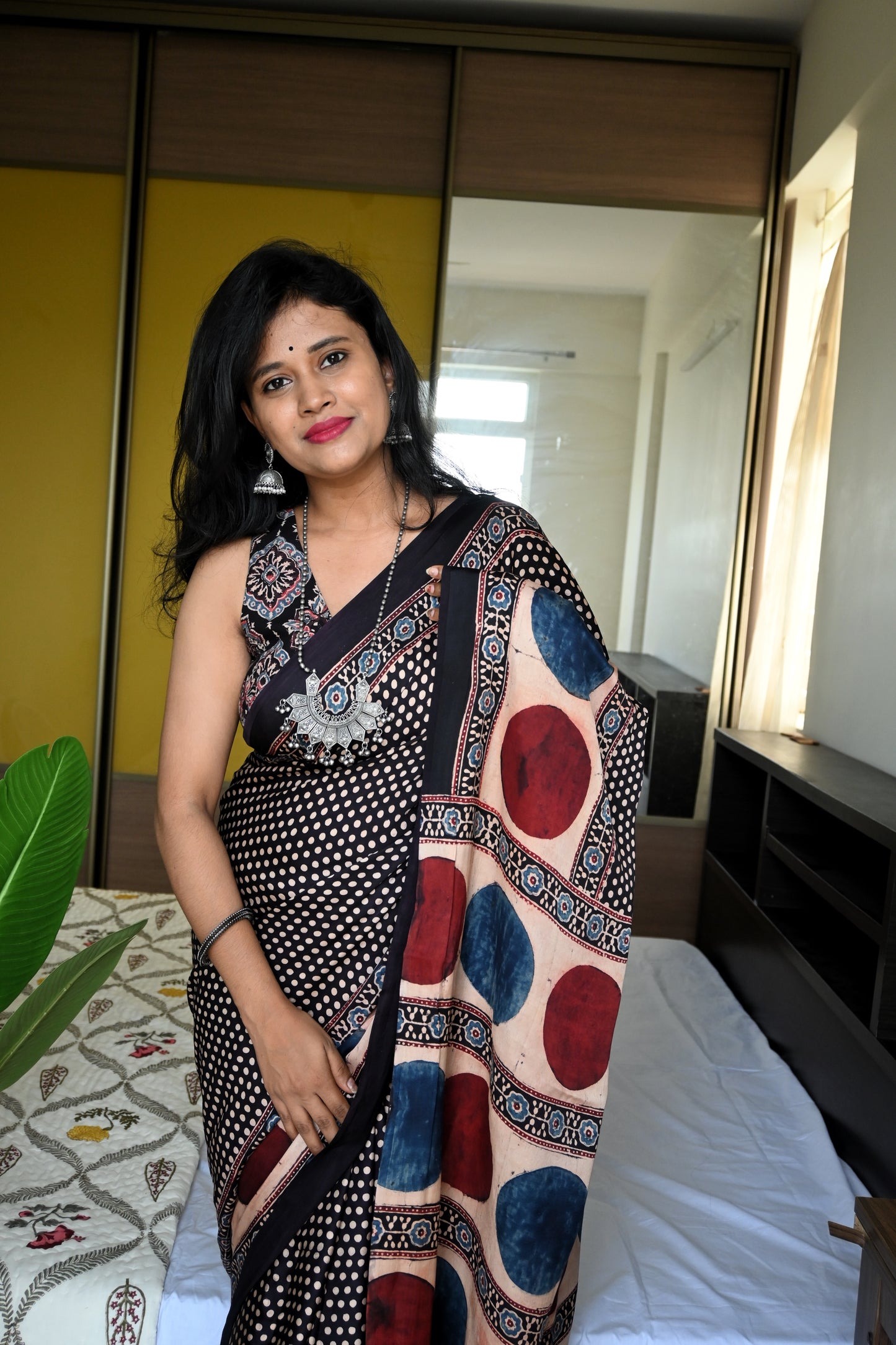 Pure modal silk saree