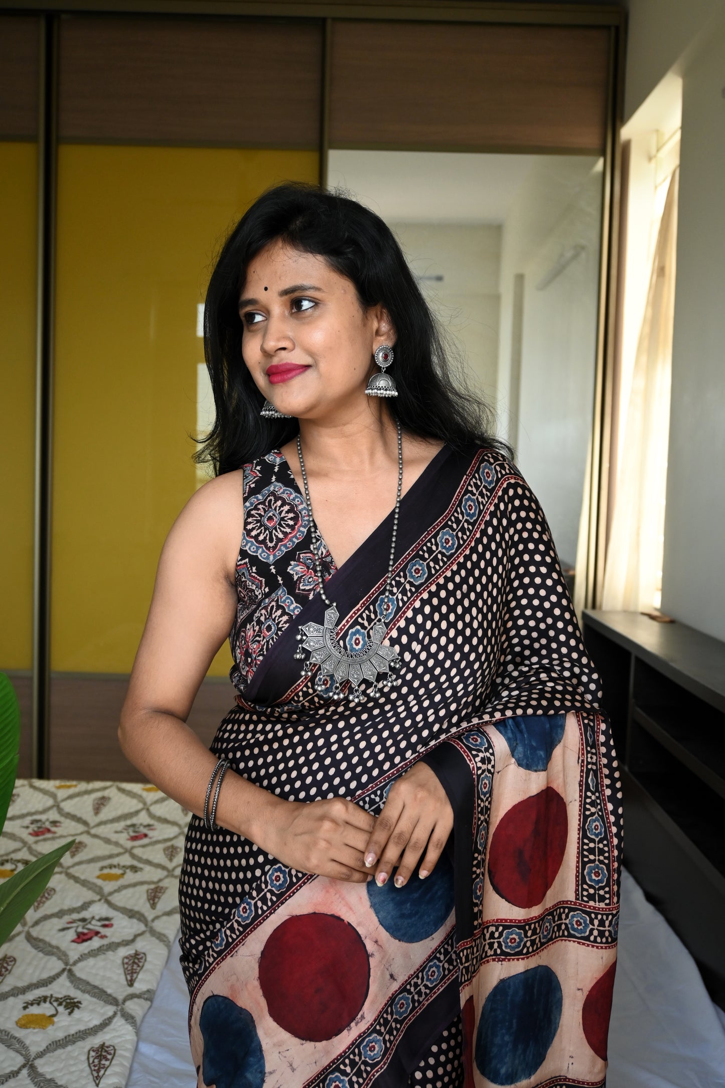 Pure modal silk saree