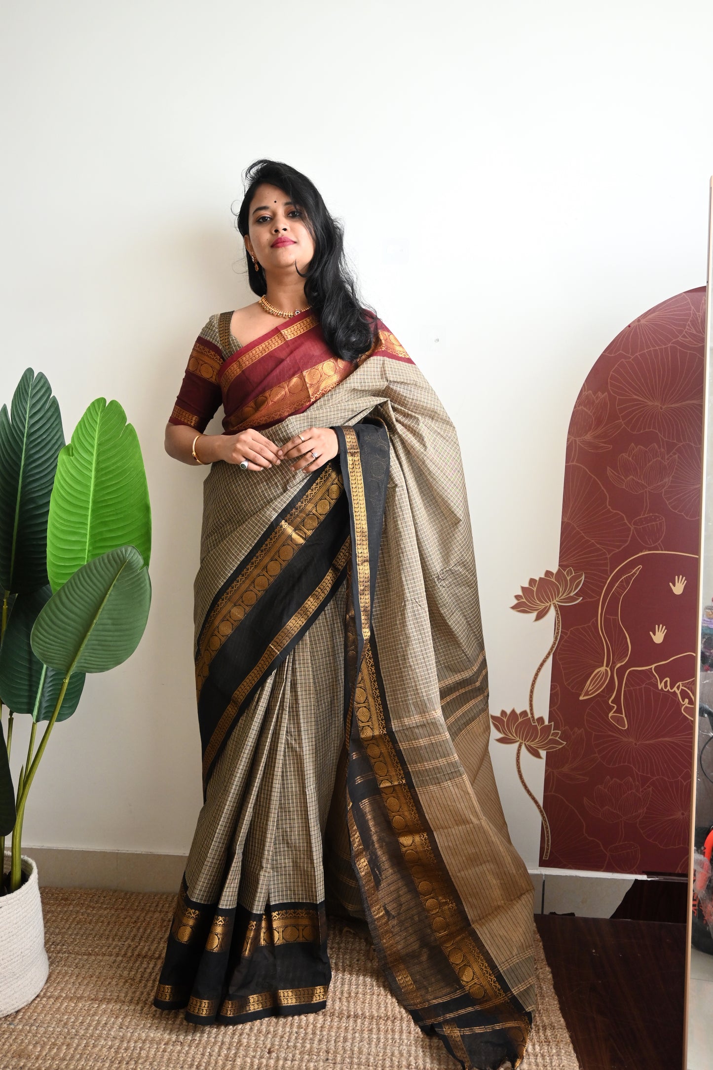 Kanchi cotton Saree