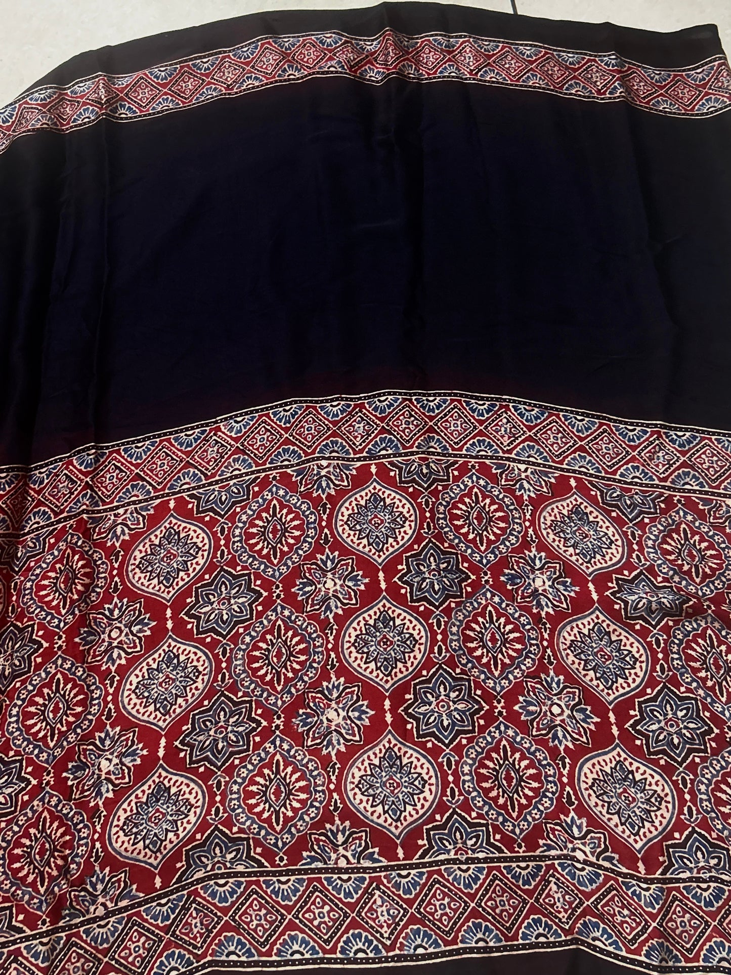 Pure modal silk saree