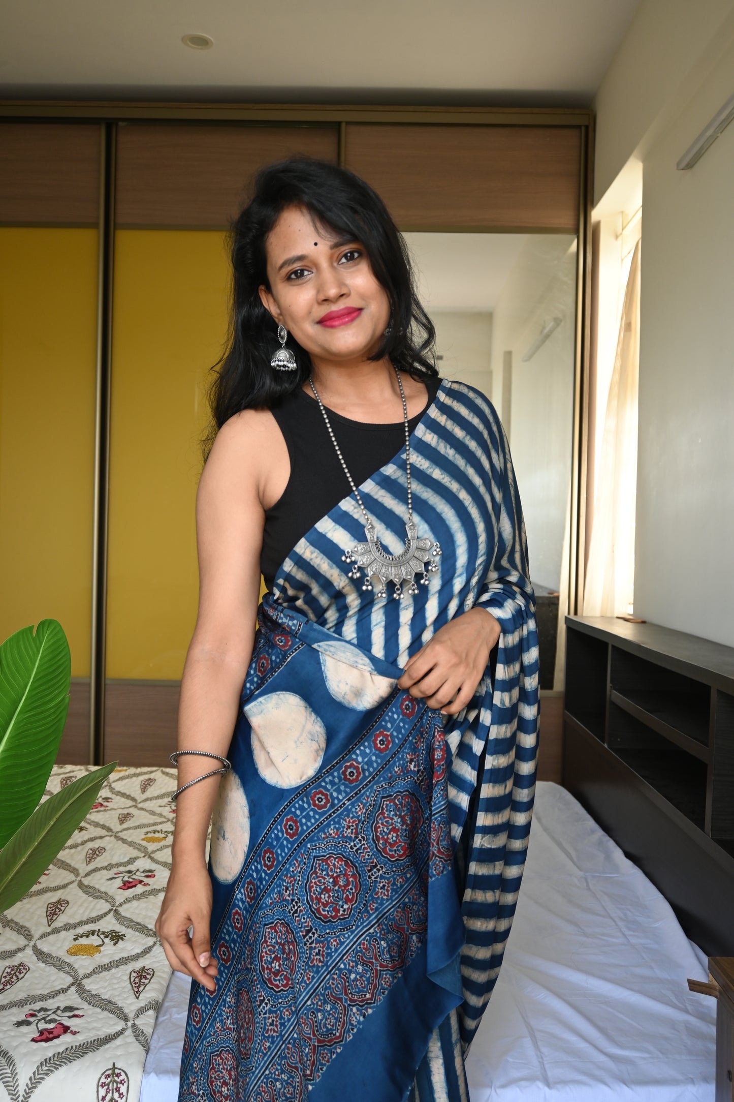 Pure modal silk saree
