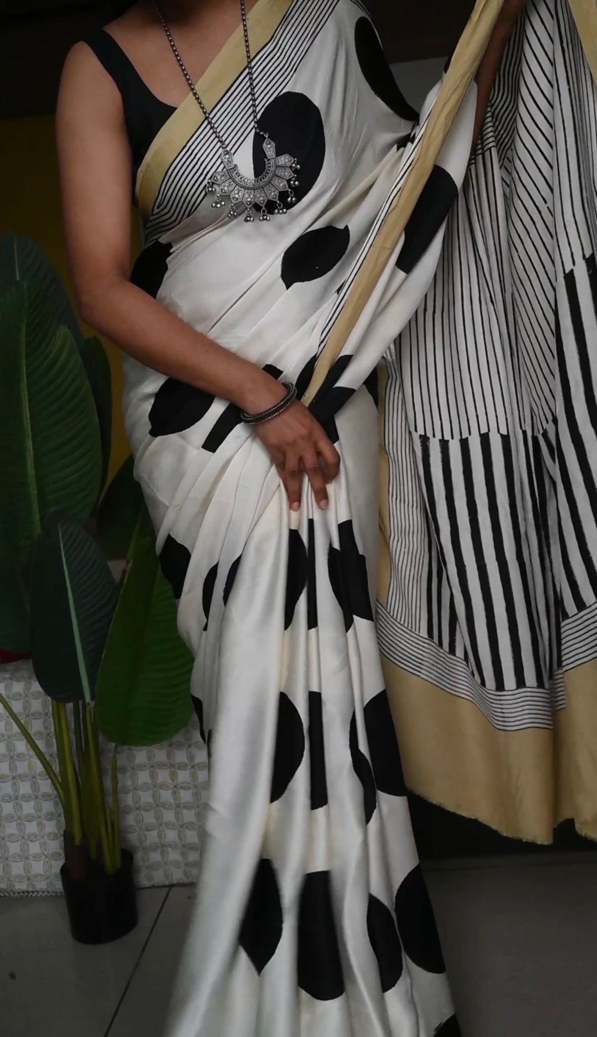 Pure modal silk saree