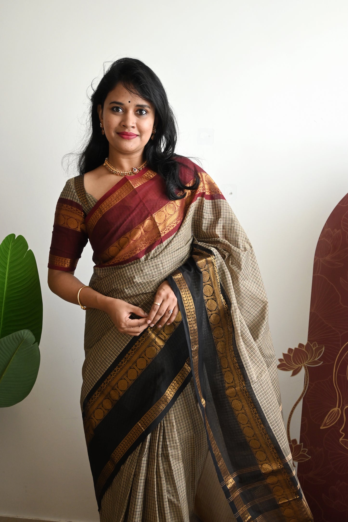 Kanchi cotton Saree