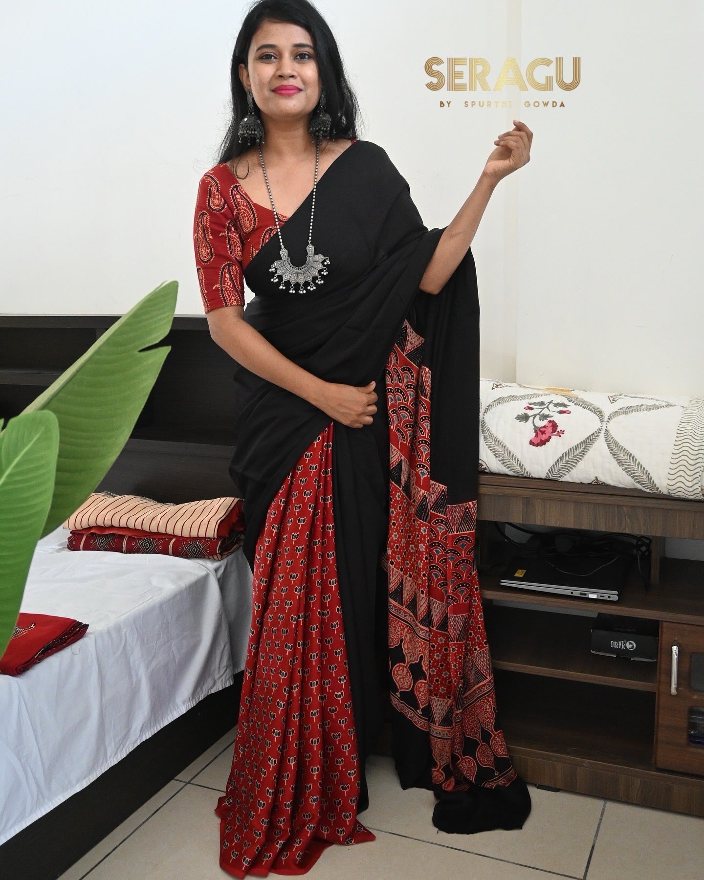 Pure modal silk saree