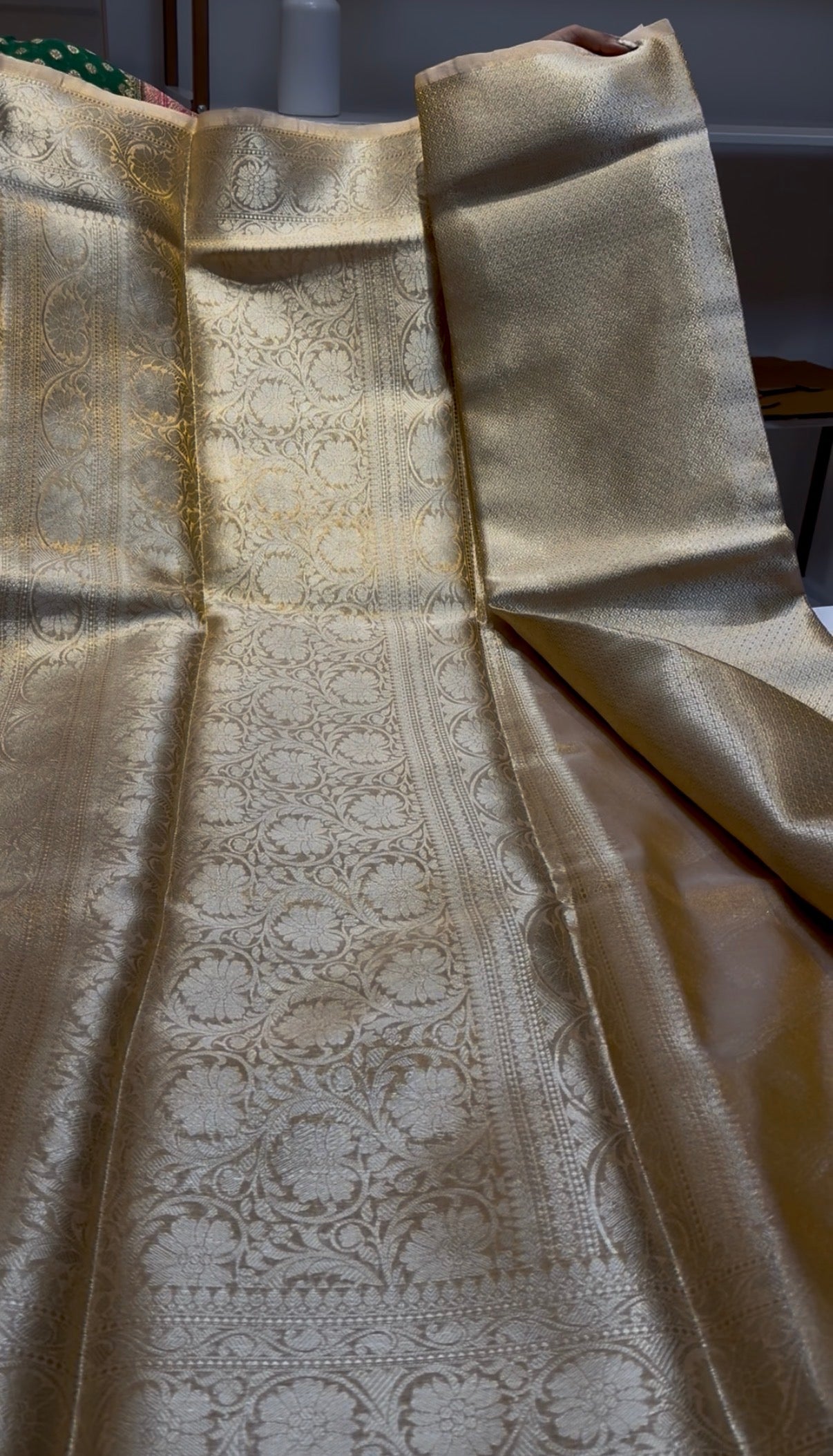 Golden Tissue Silk saree