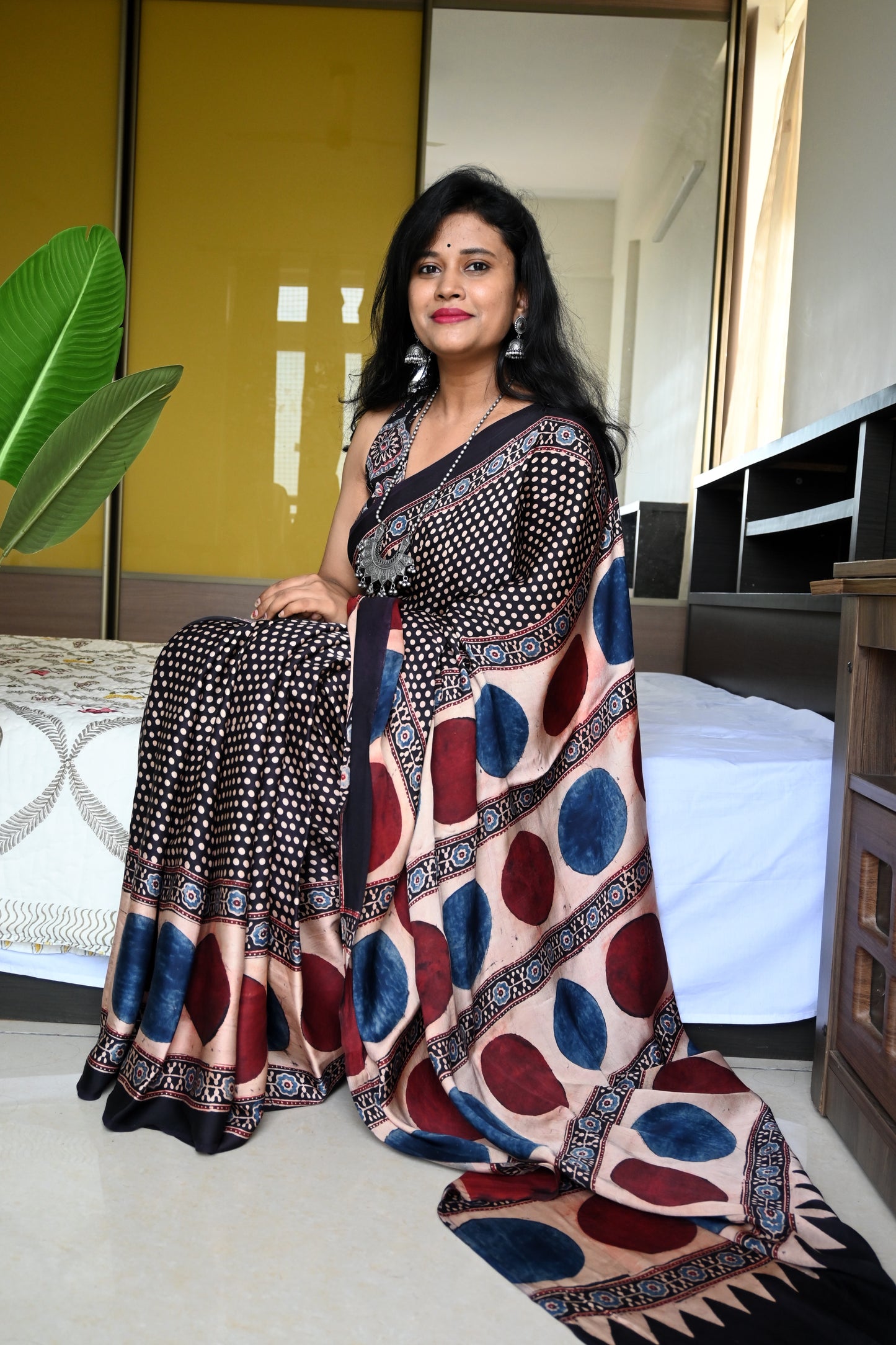 Pure modal silk saree