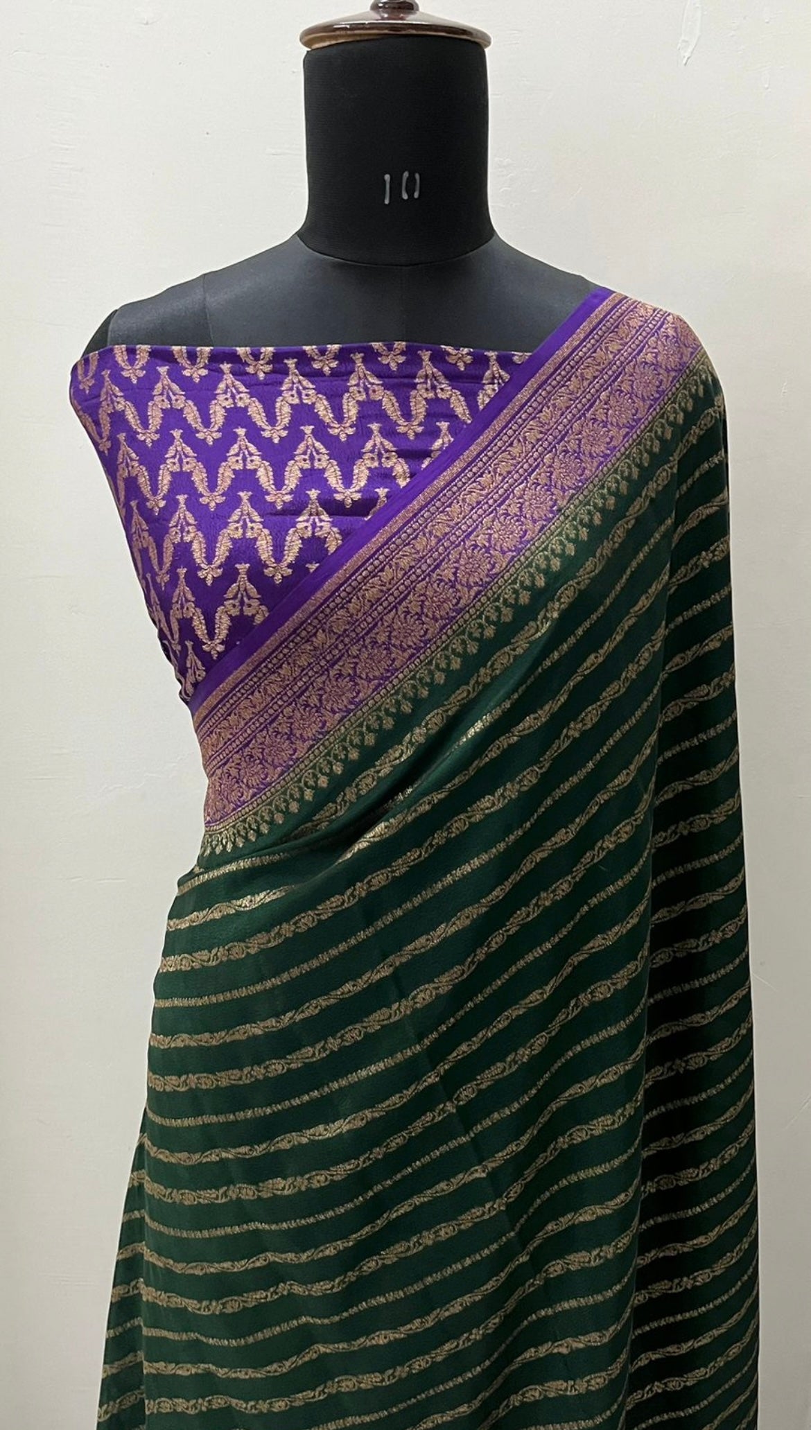 Pure khaddi georgette banarasi saree
