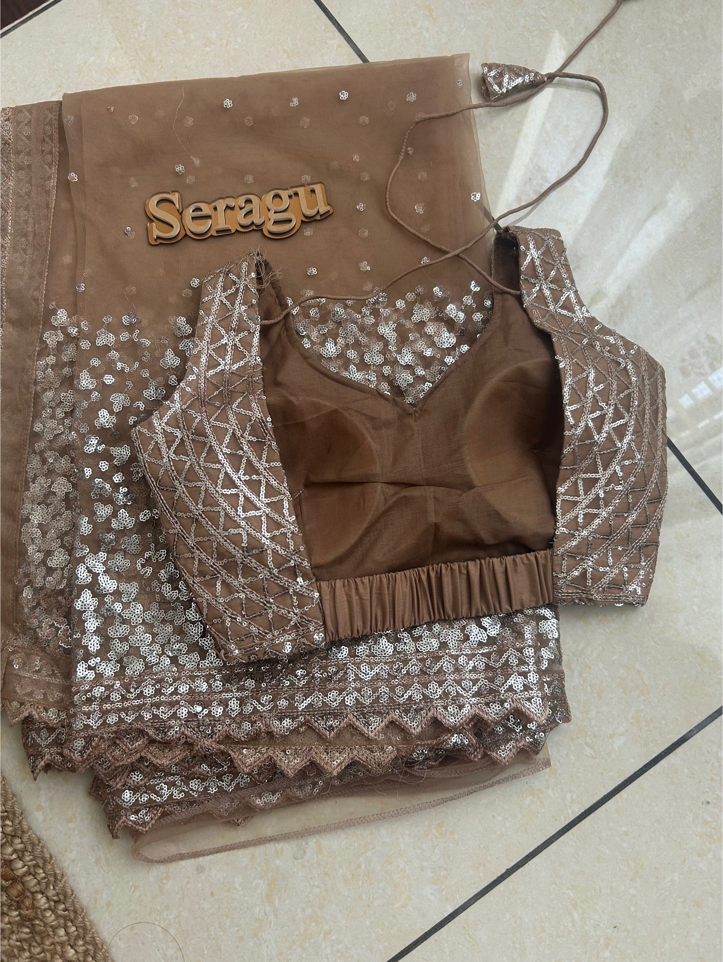 Designer party wear saree