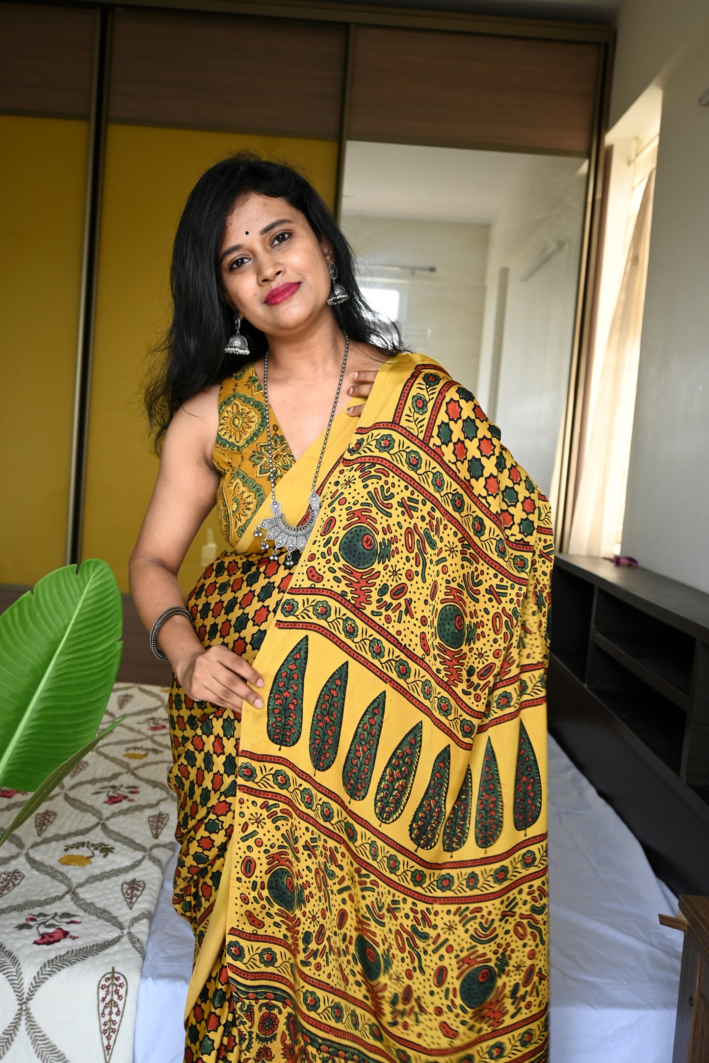 Pure modal silk saree