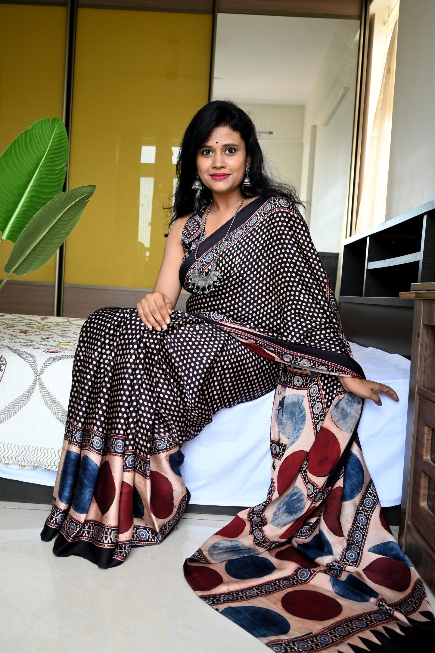 Pure modal silk saree
