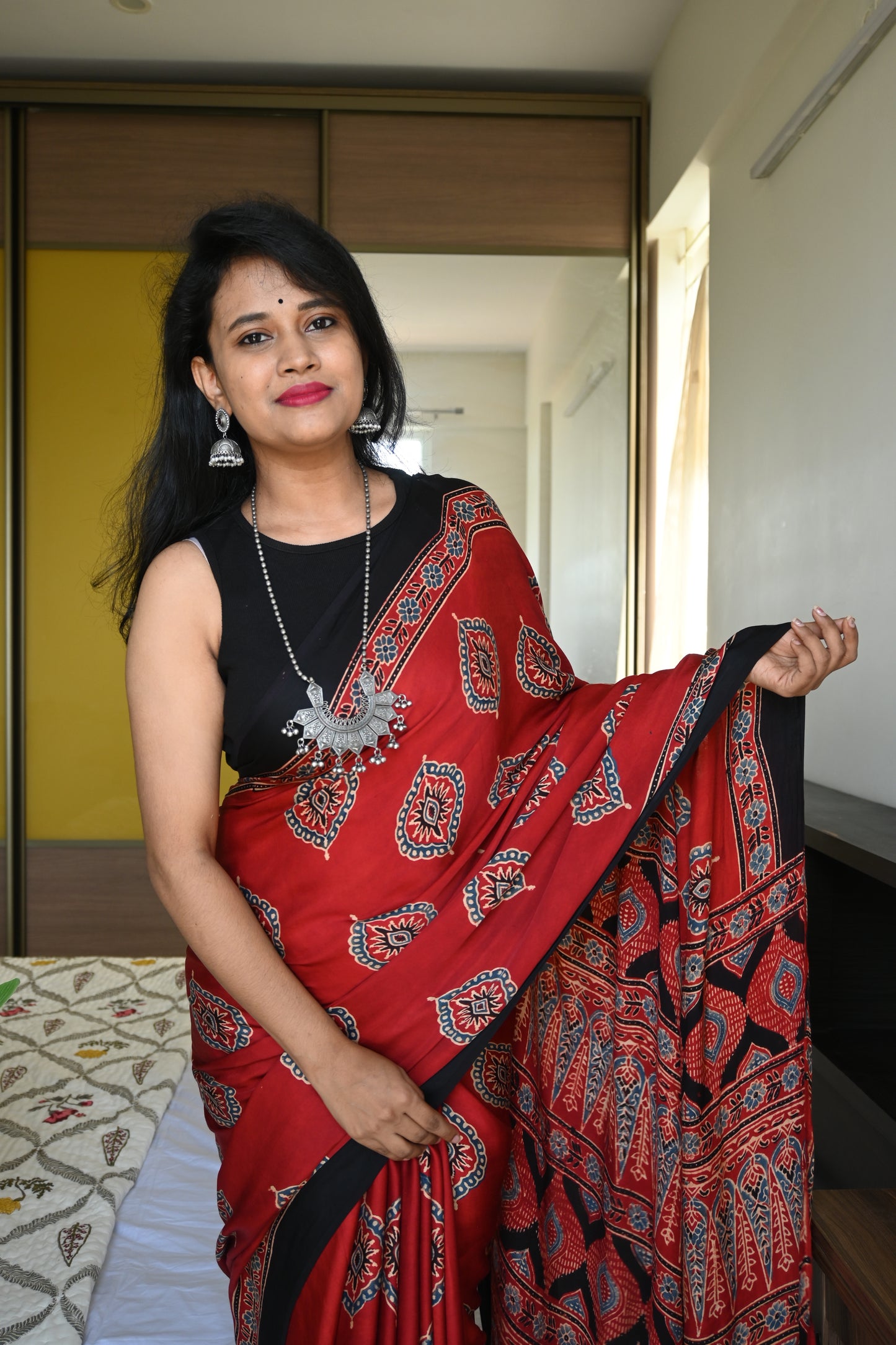 Pure modal silk saree