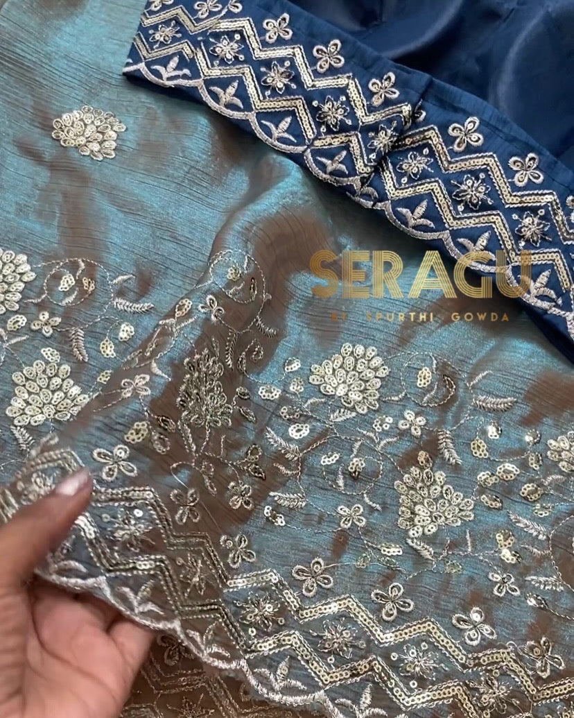 Fluid Organza Saree