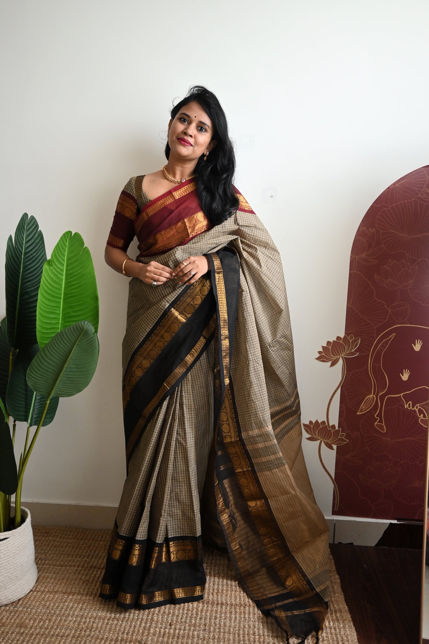 Kanchi cotton Saree