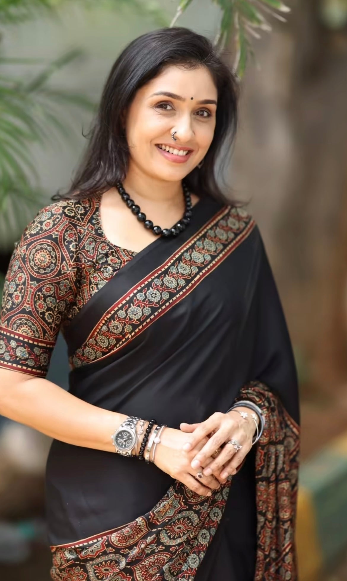 Pure modal silk saree