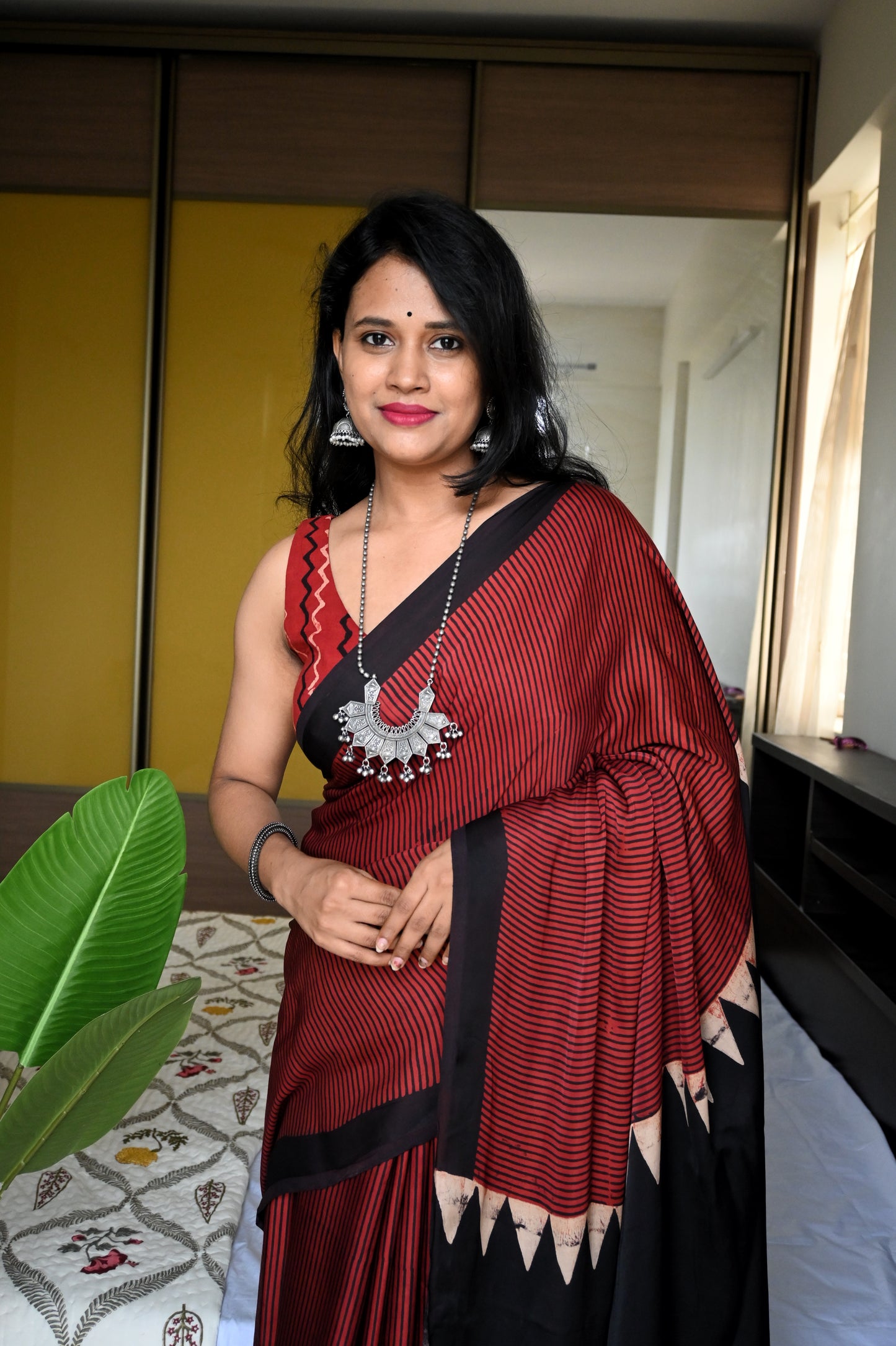 Pure modal silk saree