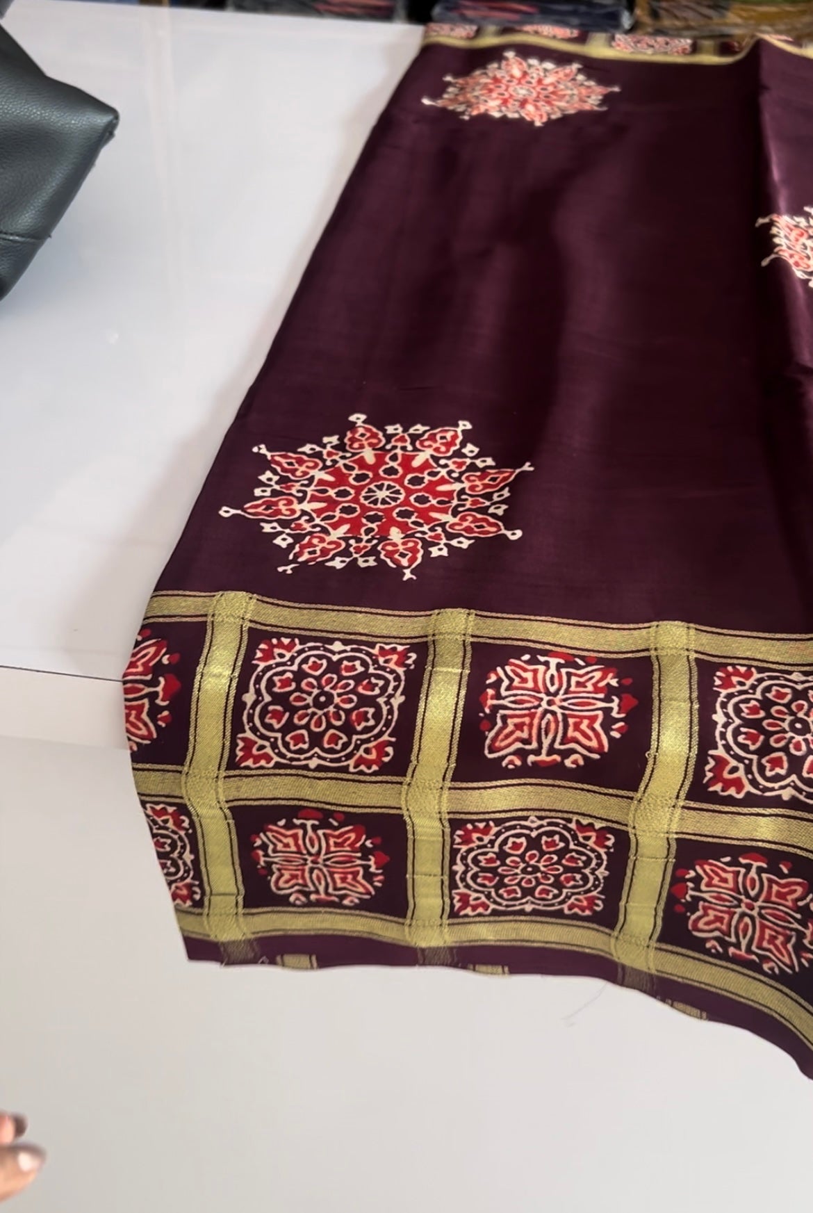 Pure modal silk saree
