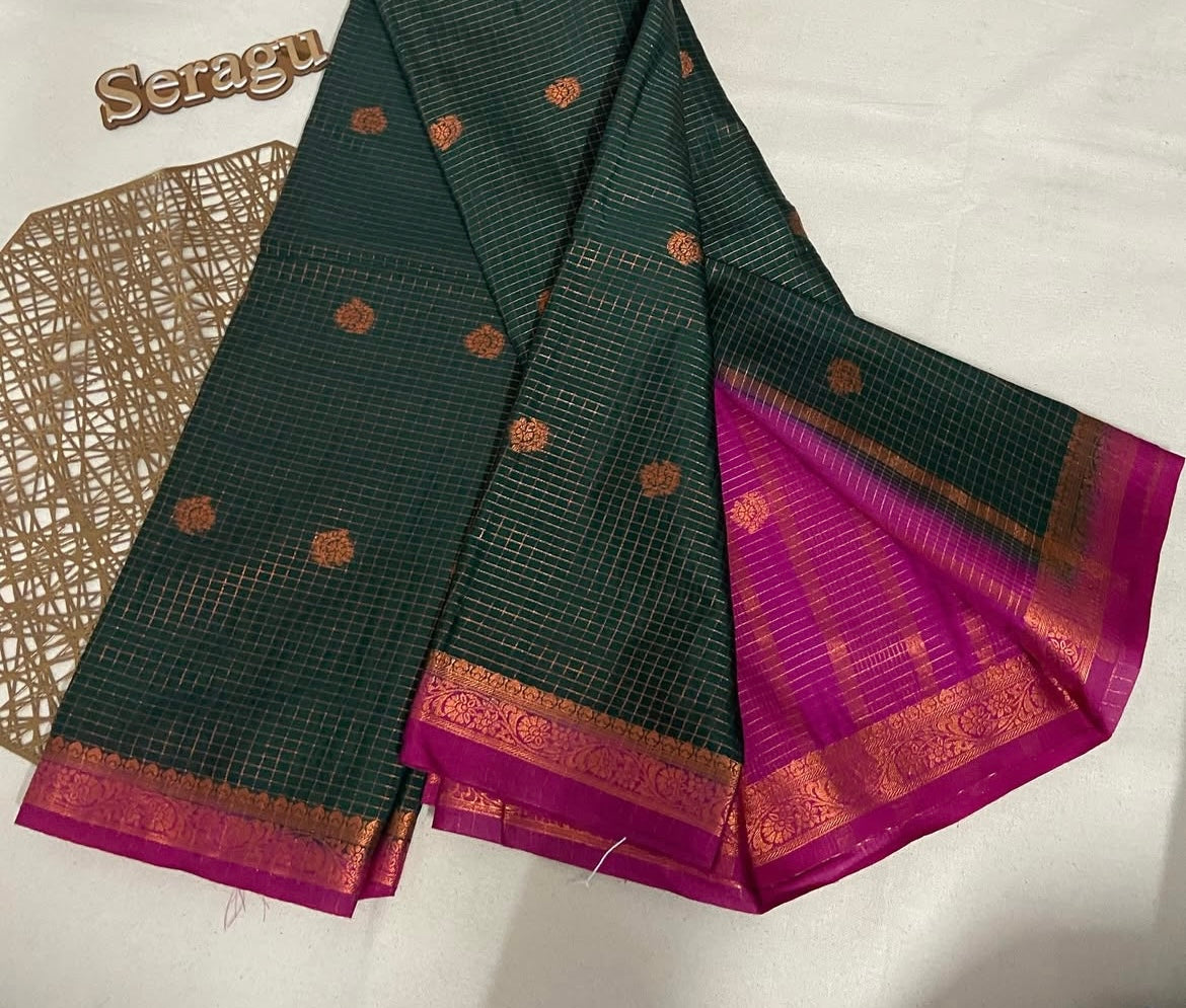 Semi crepe silk saree