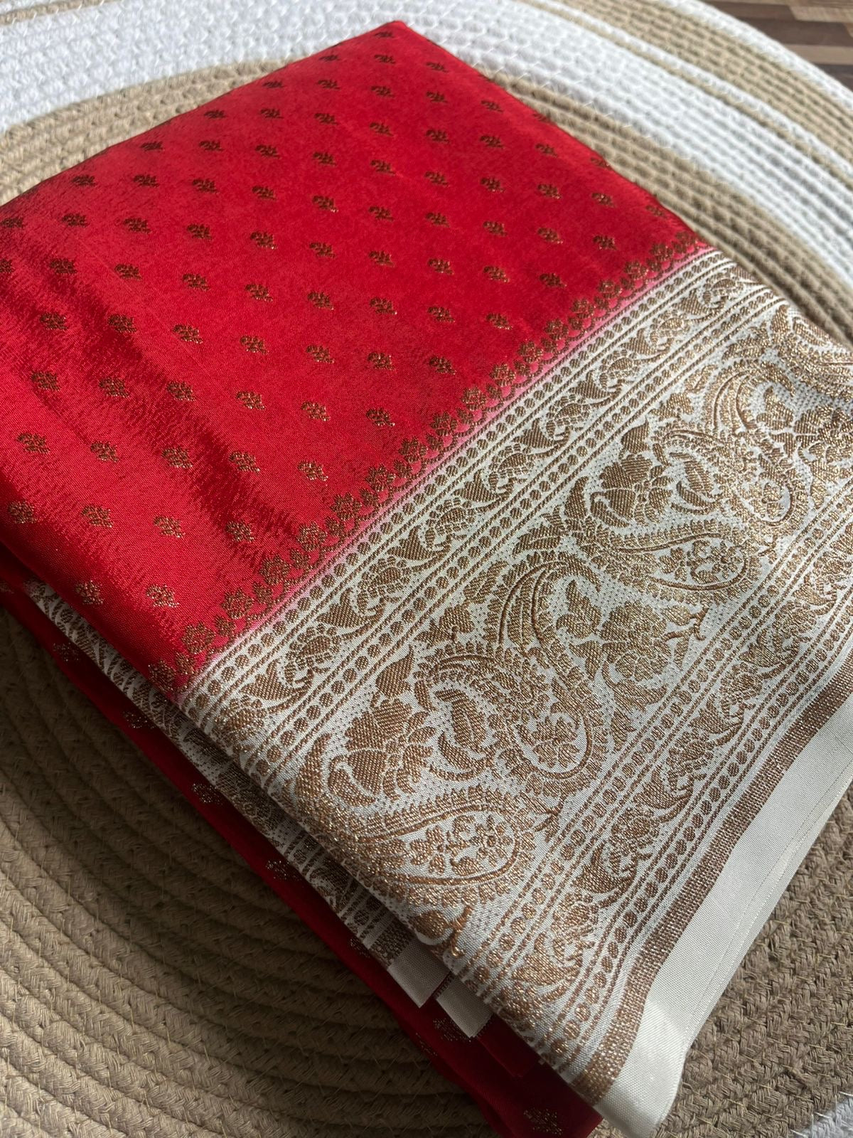 Pure Khaddi Banarasi Handloom saree