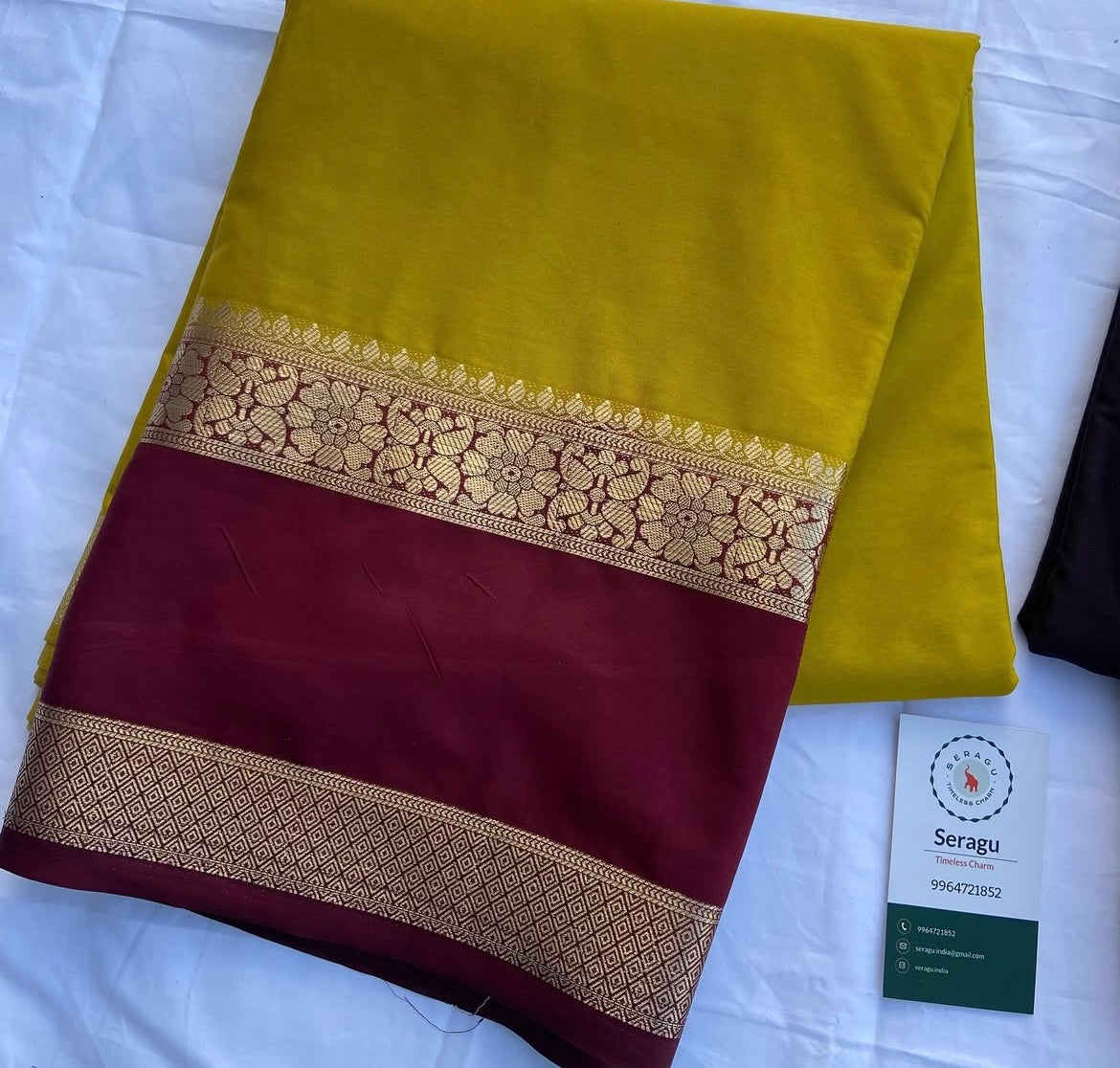 Semi crepe silk saree