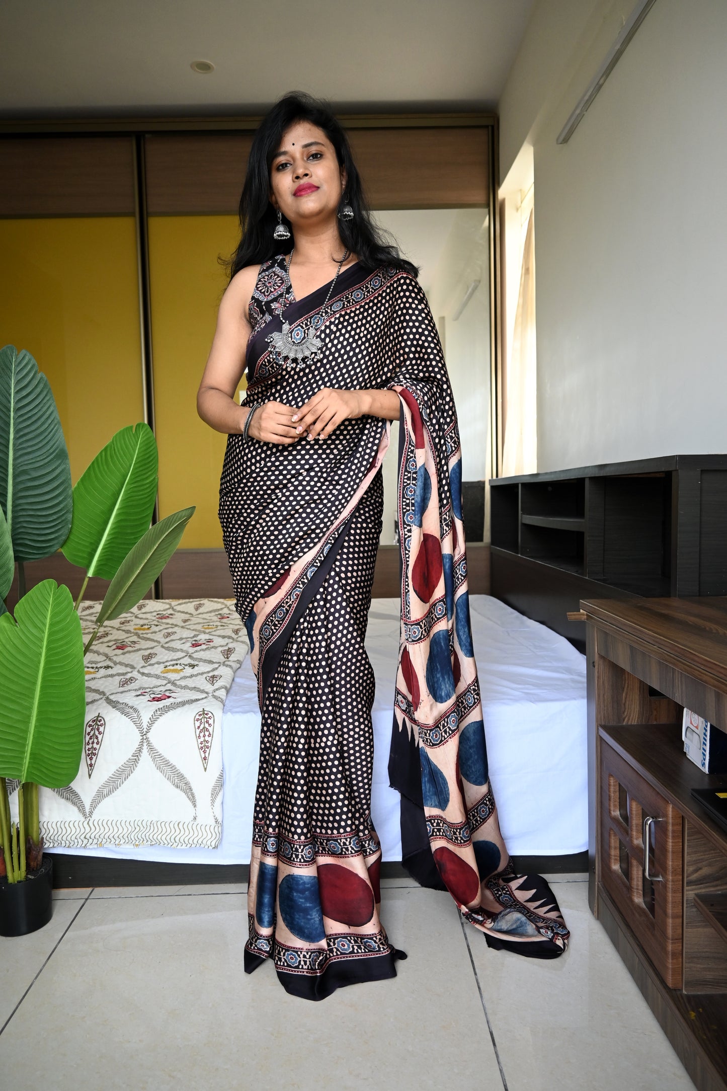 Pure modal silk saree