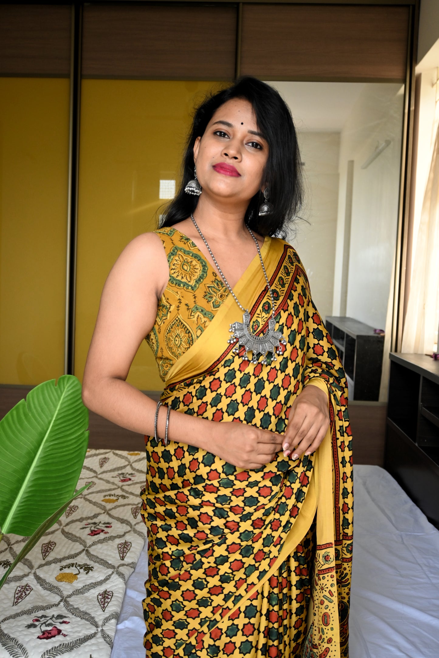 Pure modal silk saree
