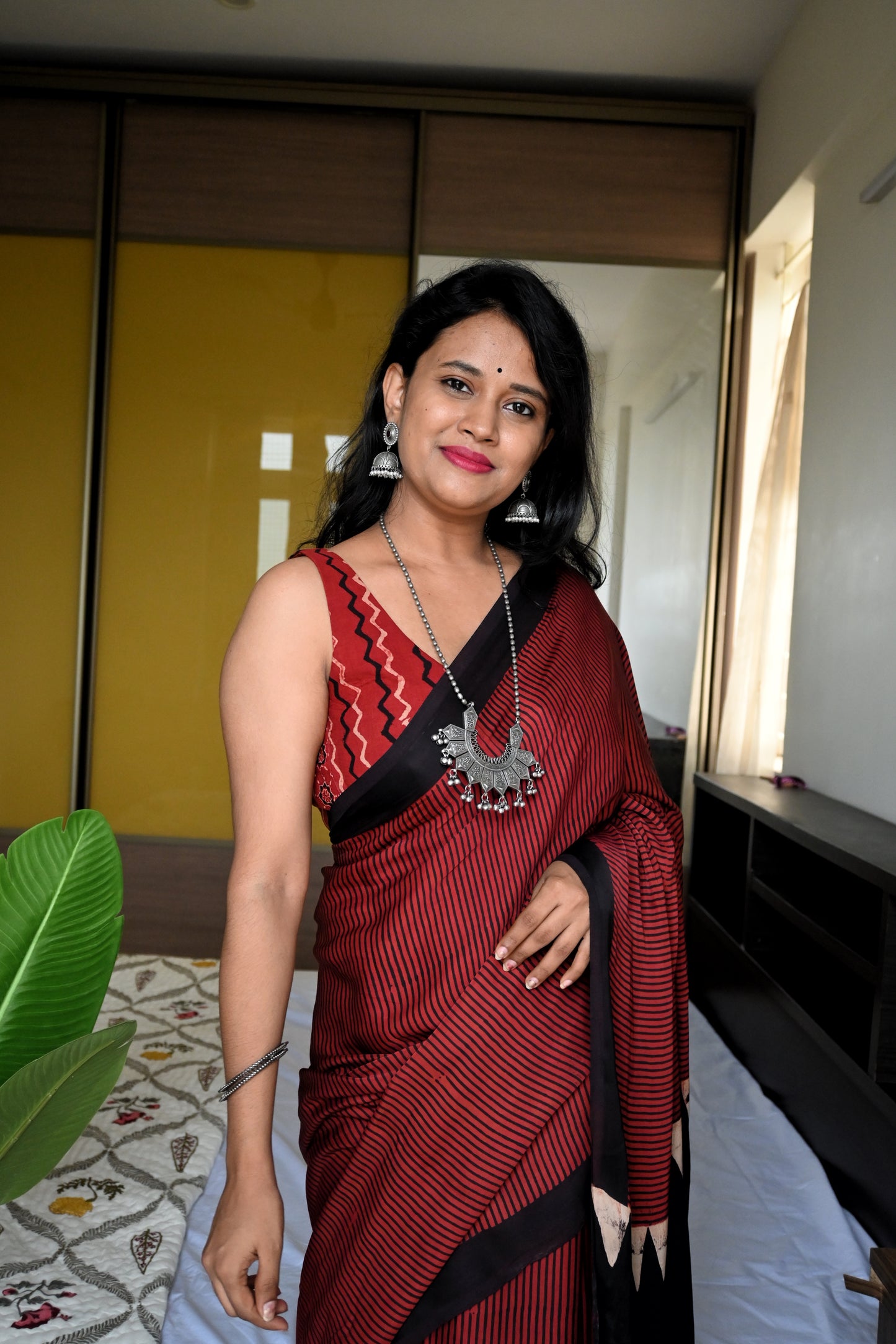 Pure modal silk saree