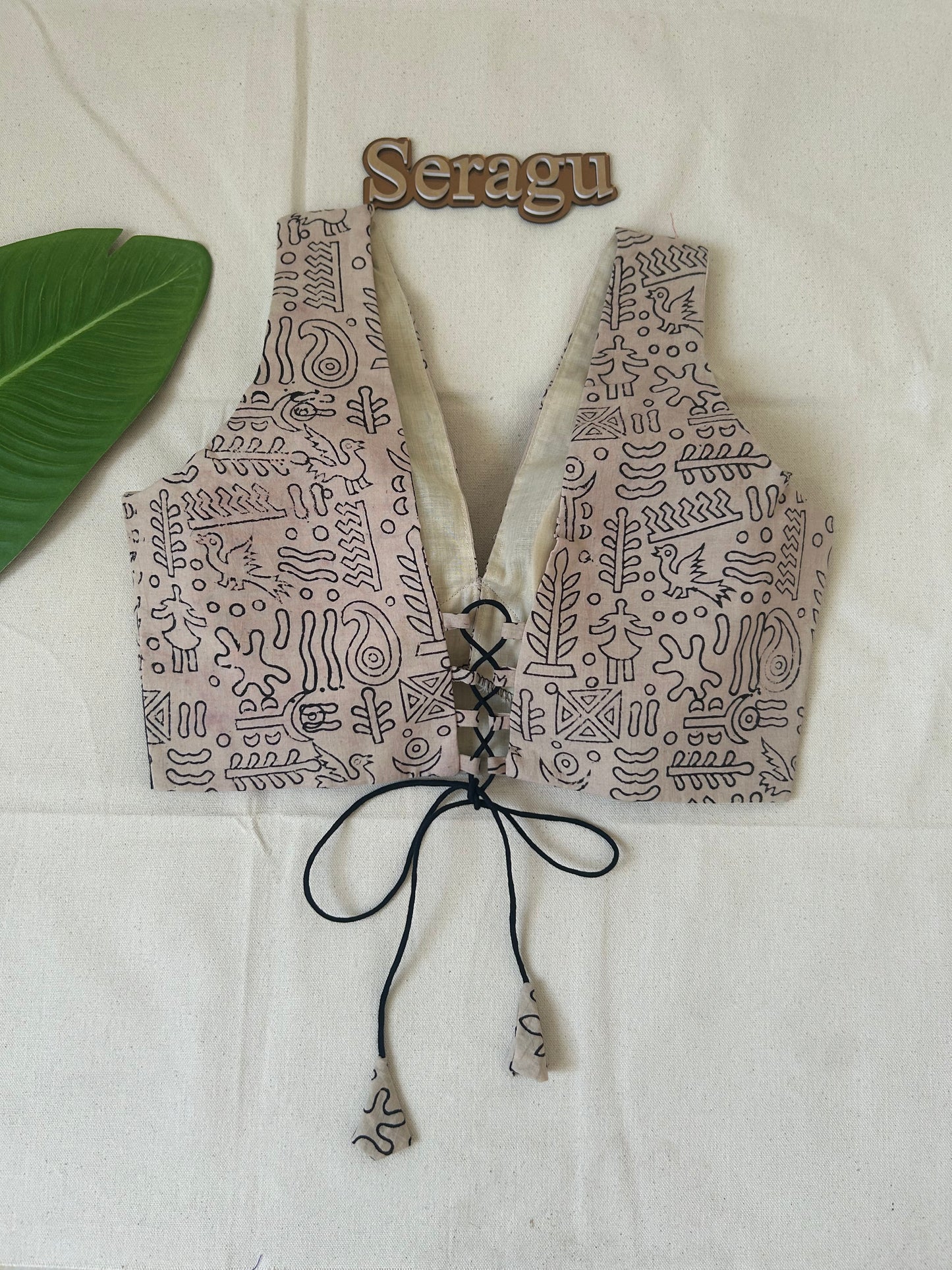 Ajrakh Modal Silk Blouse