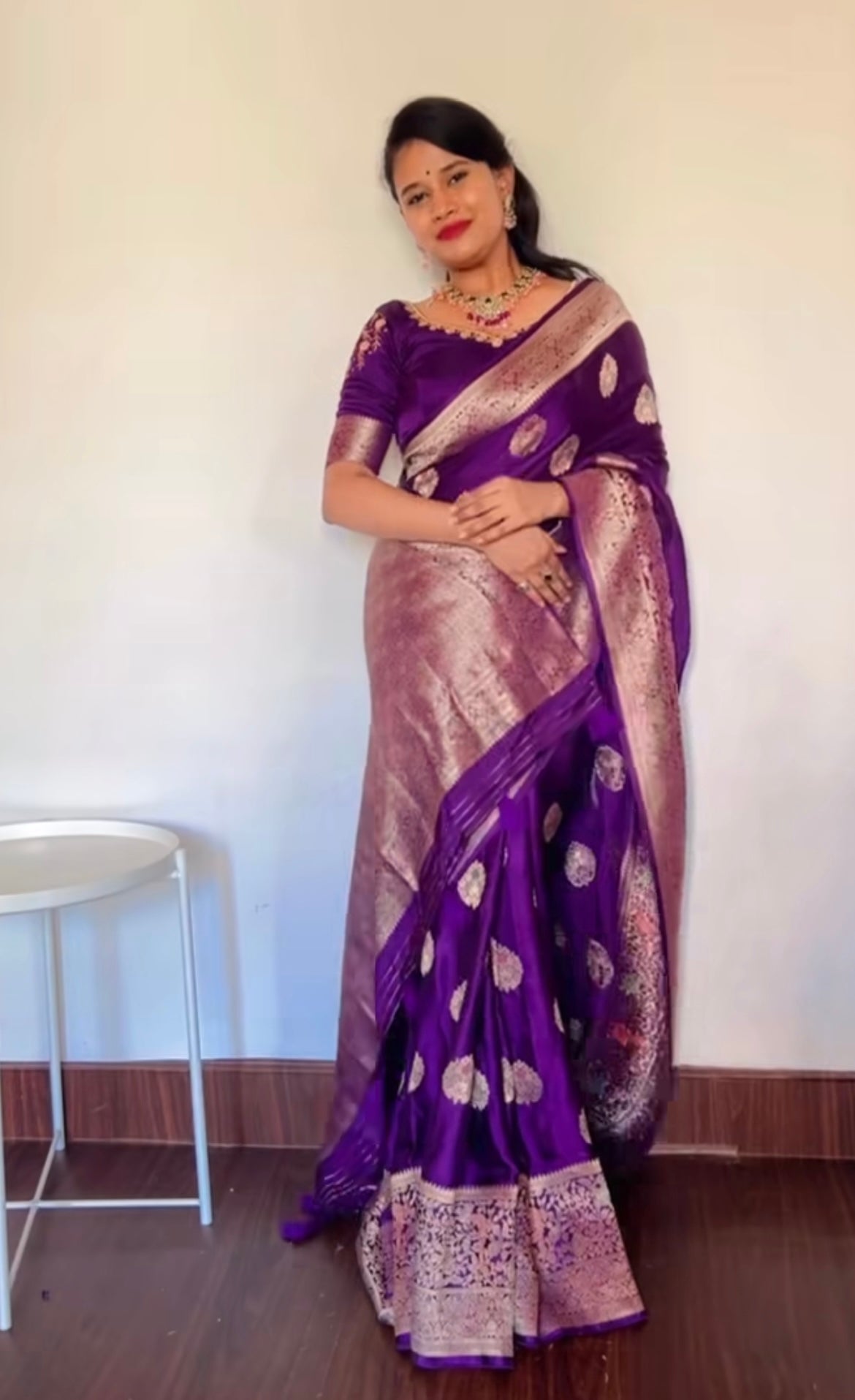 Pure Satin Silk Saree
