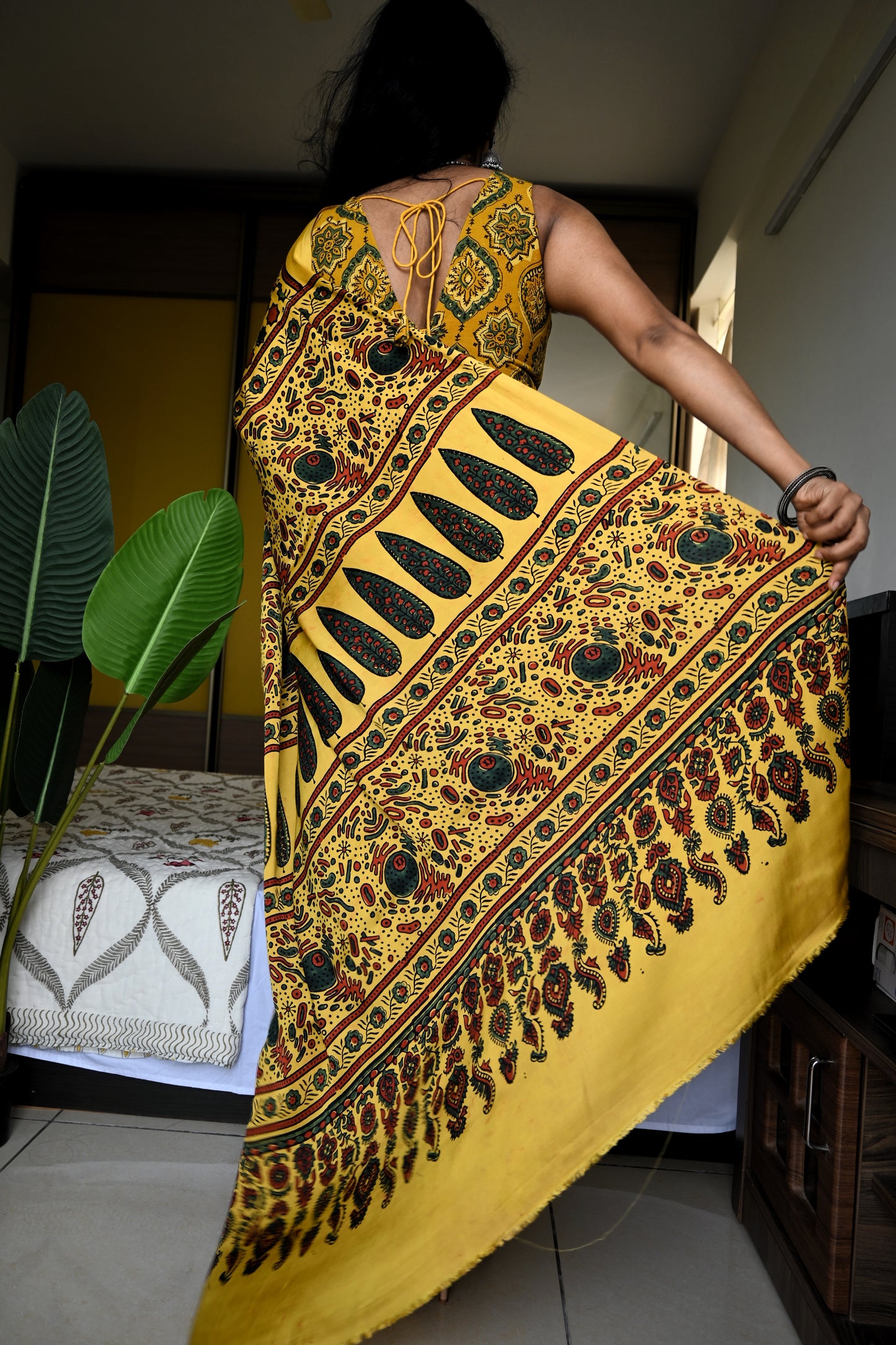 Pure modal silk saree