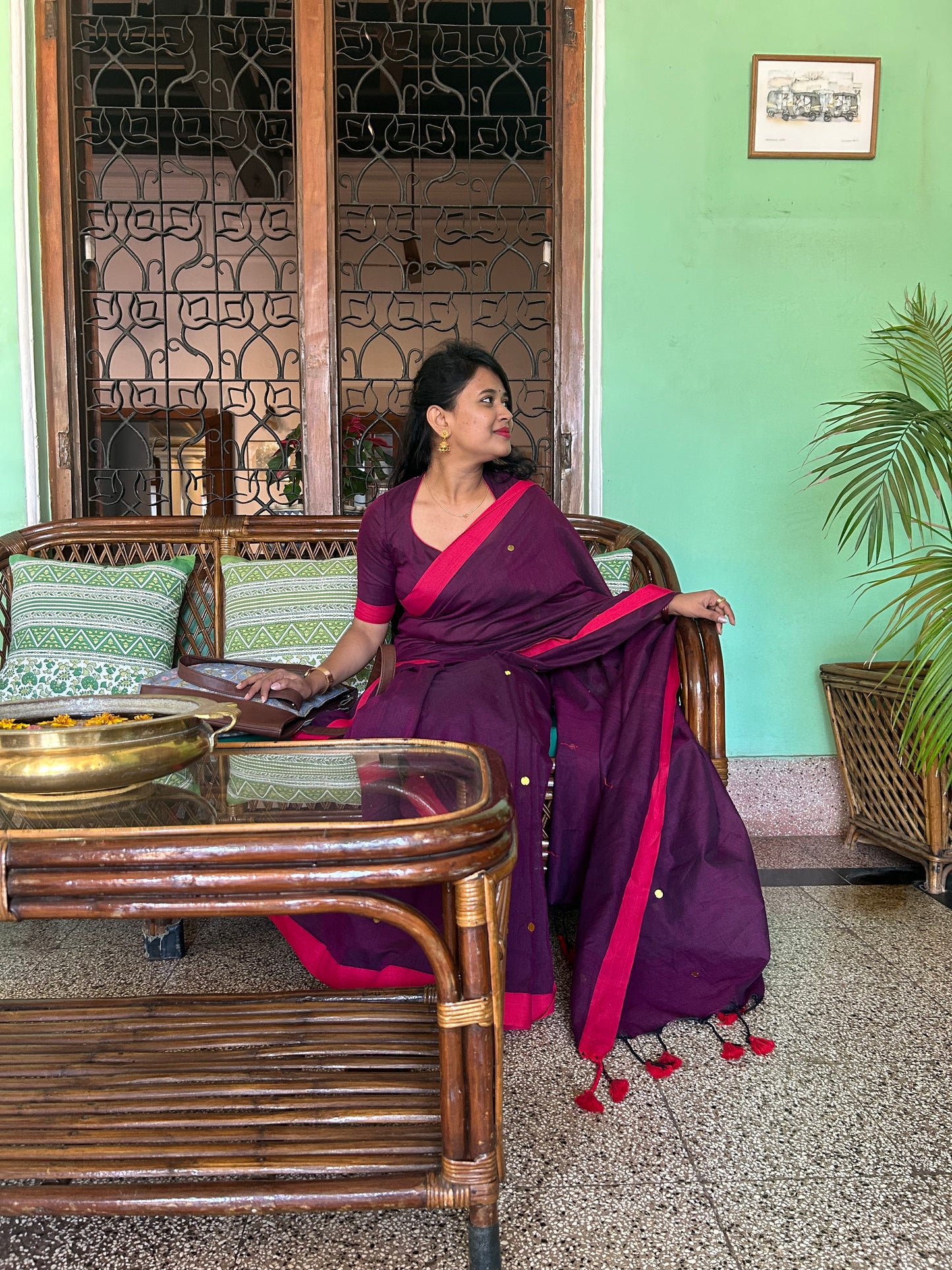 Cotton saree