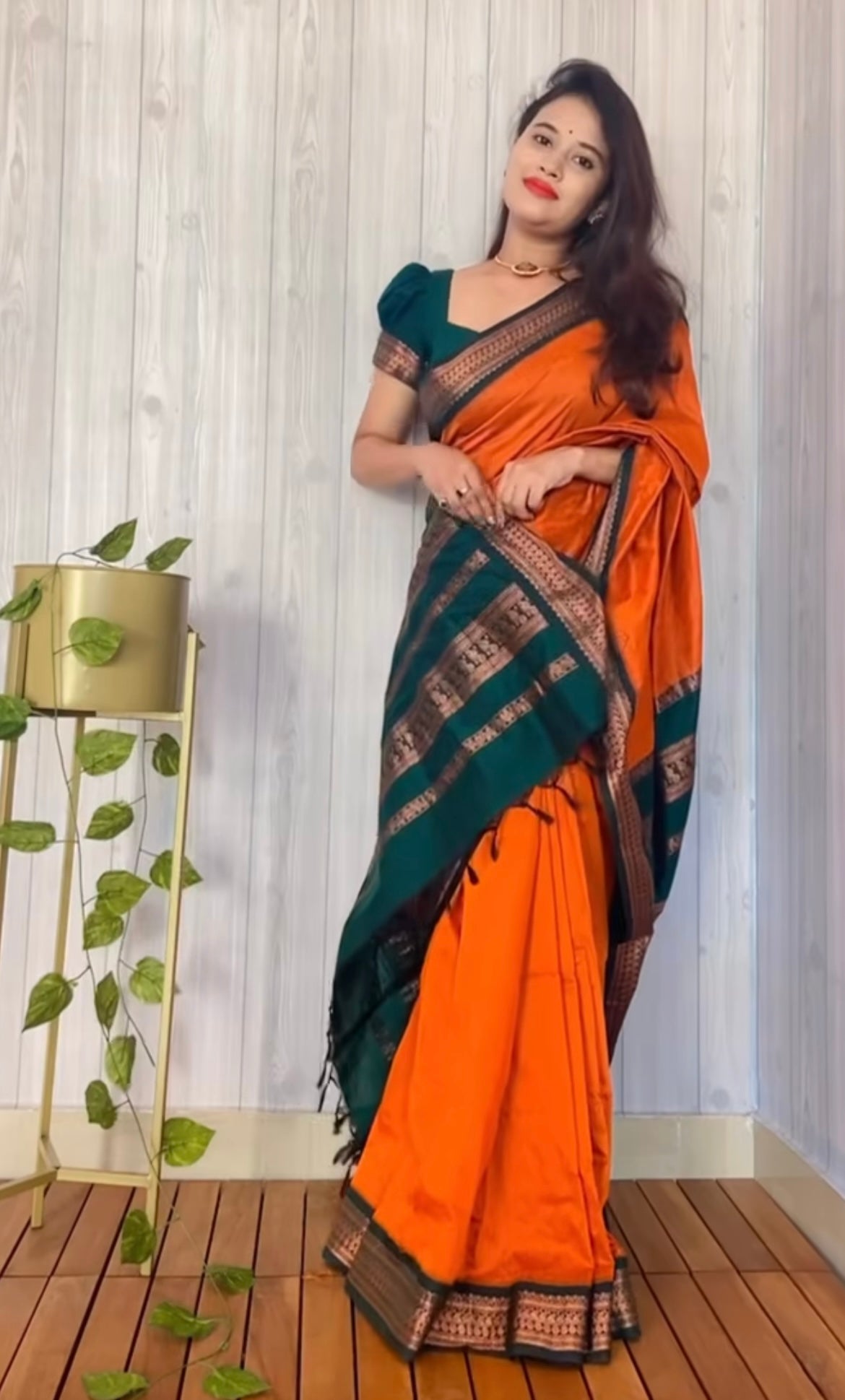 Madurai cotton silk saree