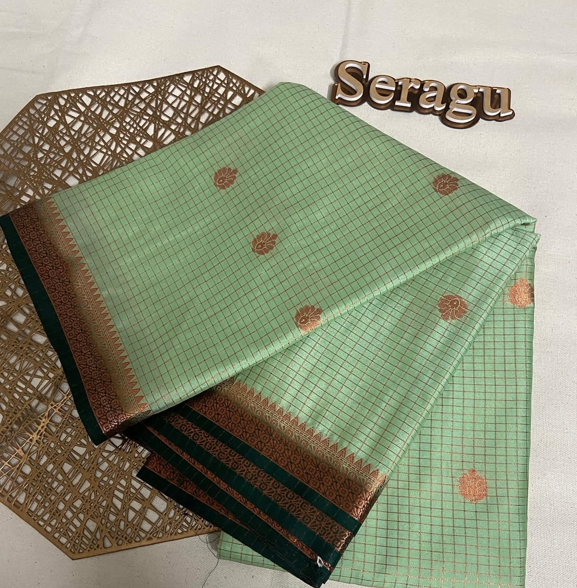 Semi crepe silk saree