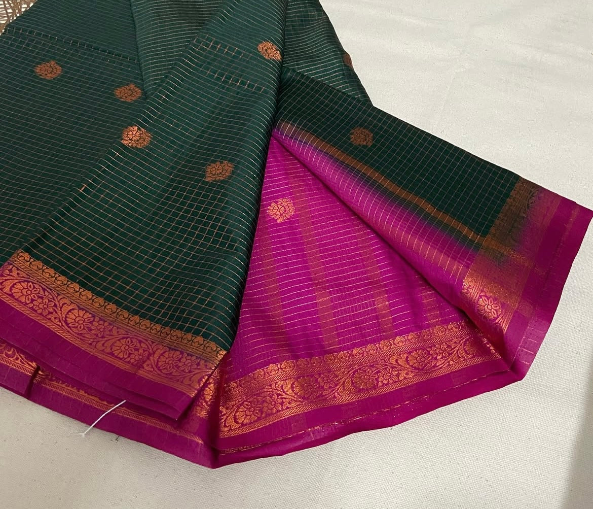 Semi crepe silk saree